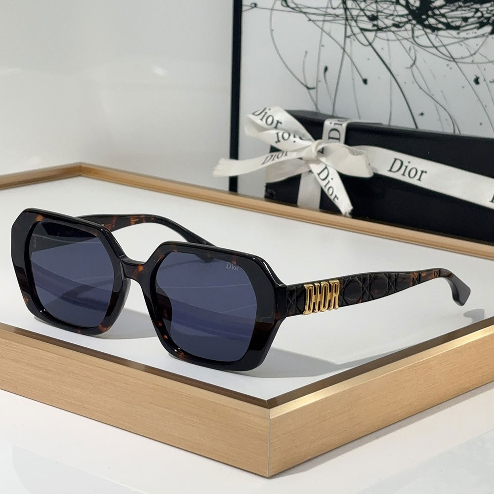 Dior Mirror Leg Logo Acetate Fibre sunglasses   Top quality