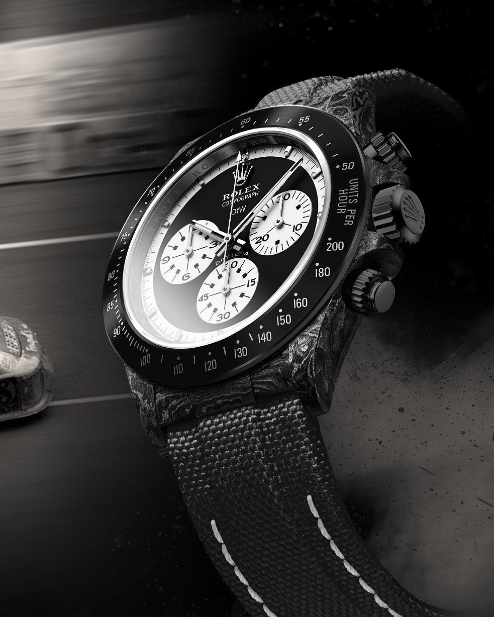 NTPT Carbon Rolex DiW Daytona “PAUL NEWMAN BLACK DLC