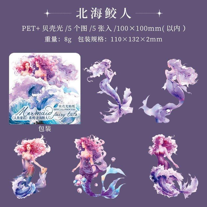 1099 Stickers Mermaid Fairy Tale Series