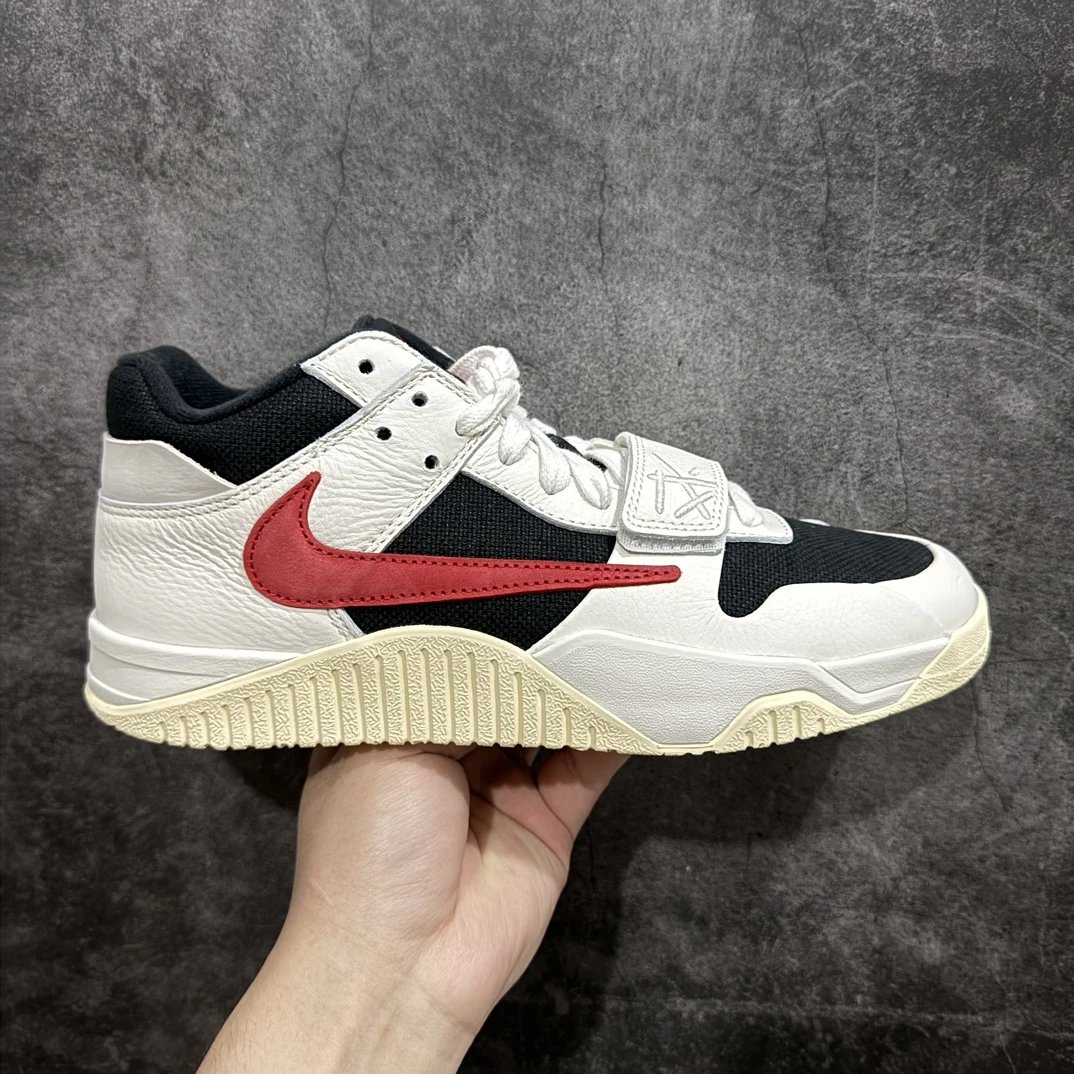 Travis Scott Jumpman Sneakers Black & Red