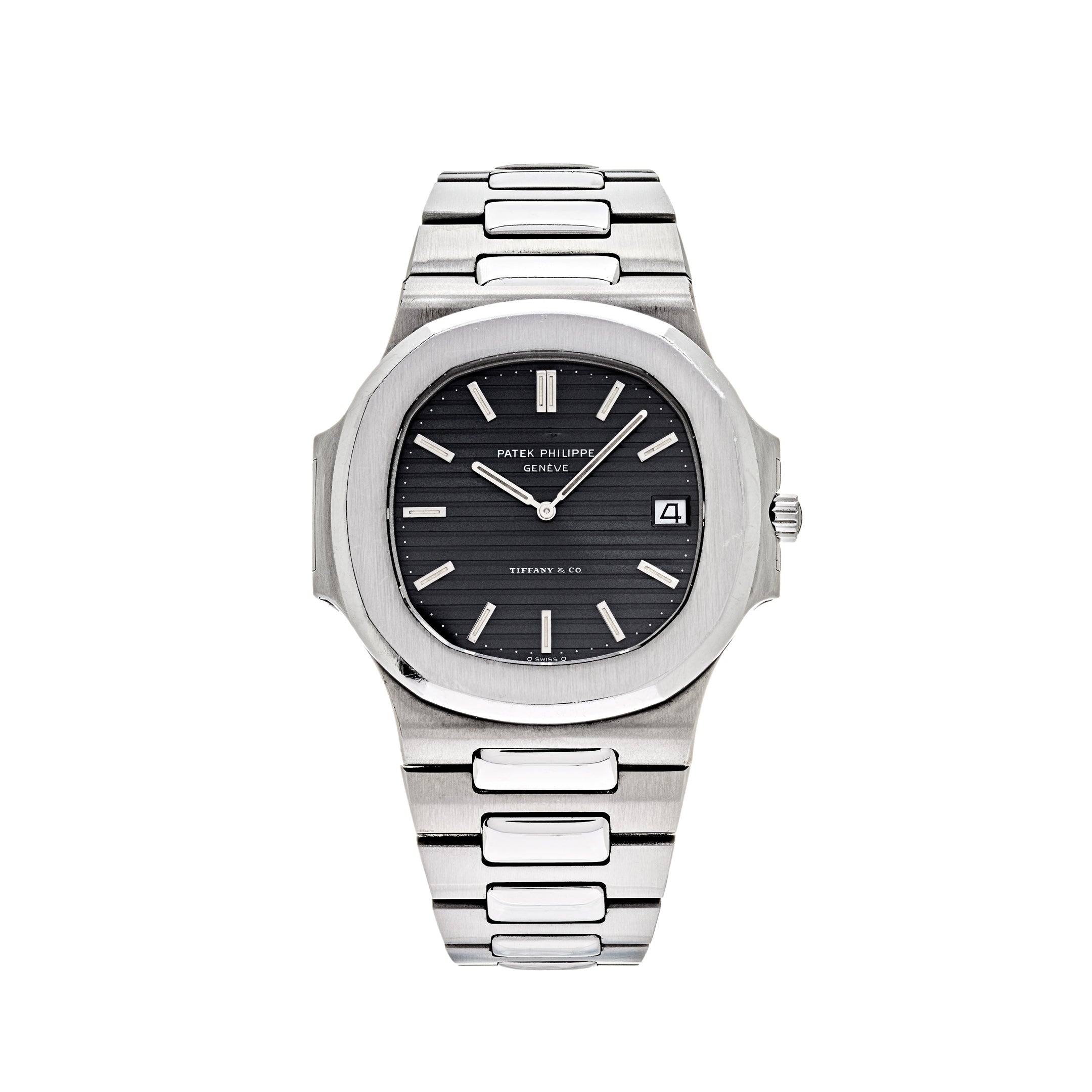 Patek Philippe Nautilus Vintage Tiffany & Co. Steel Black Dial 3700/11【1:1 Replica】
