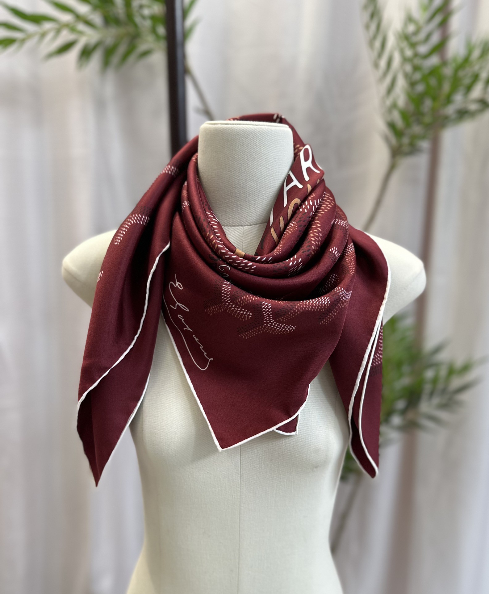 Goyard Silk Scarf