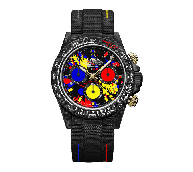 ROLEX Diw Daytona motley 3d series 40mm oyster black【1:1 Replica】