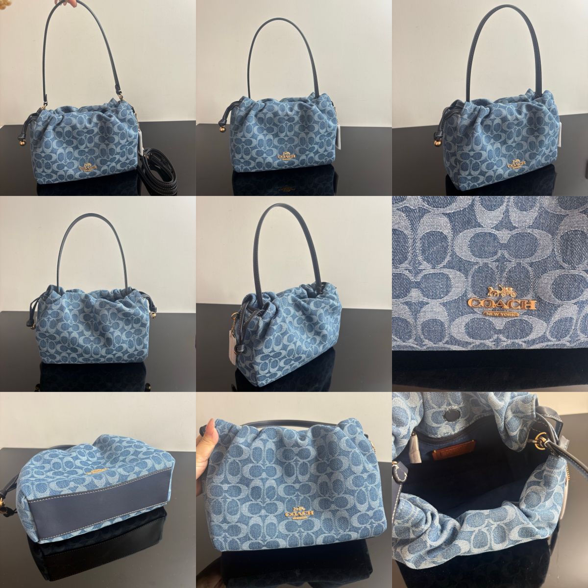 Women Handbag CDB94 CDE45 Faye Shoulder Bag In Signature Denim