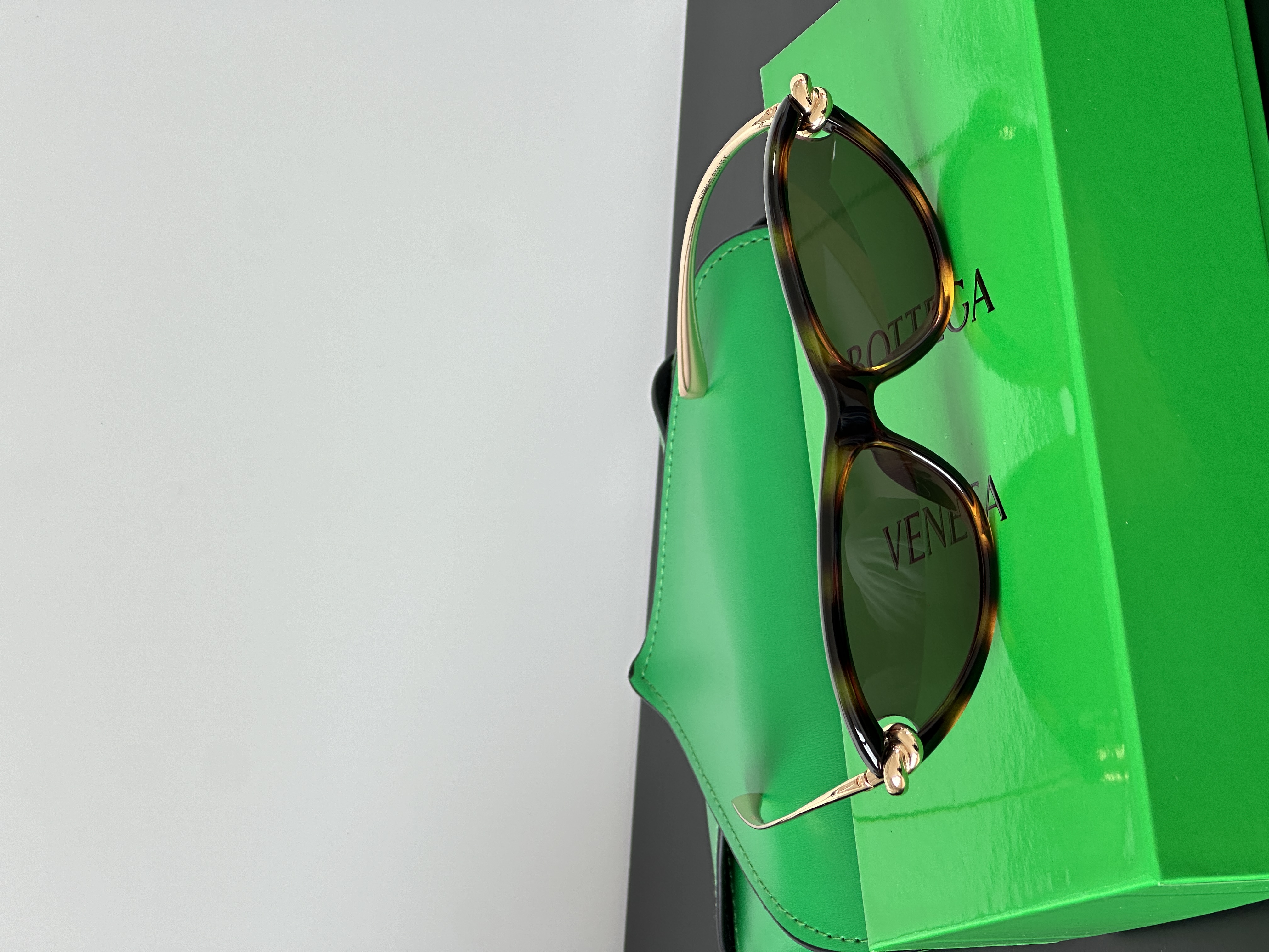 Bottega Veneta Knot Cat-Eye Sunglasses