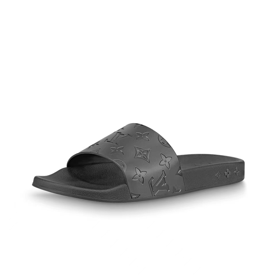 LV Rubber Fashion Plaid Flip-flops Slide Sandal