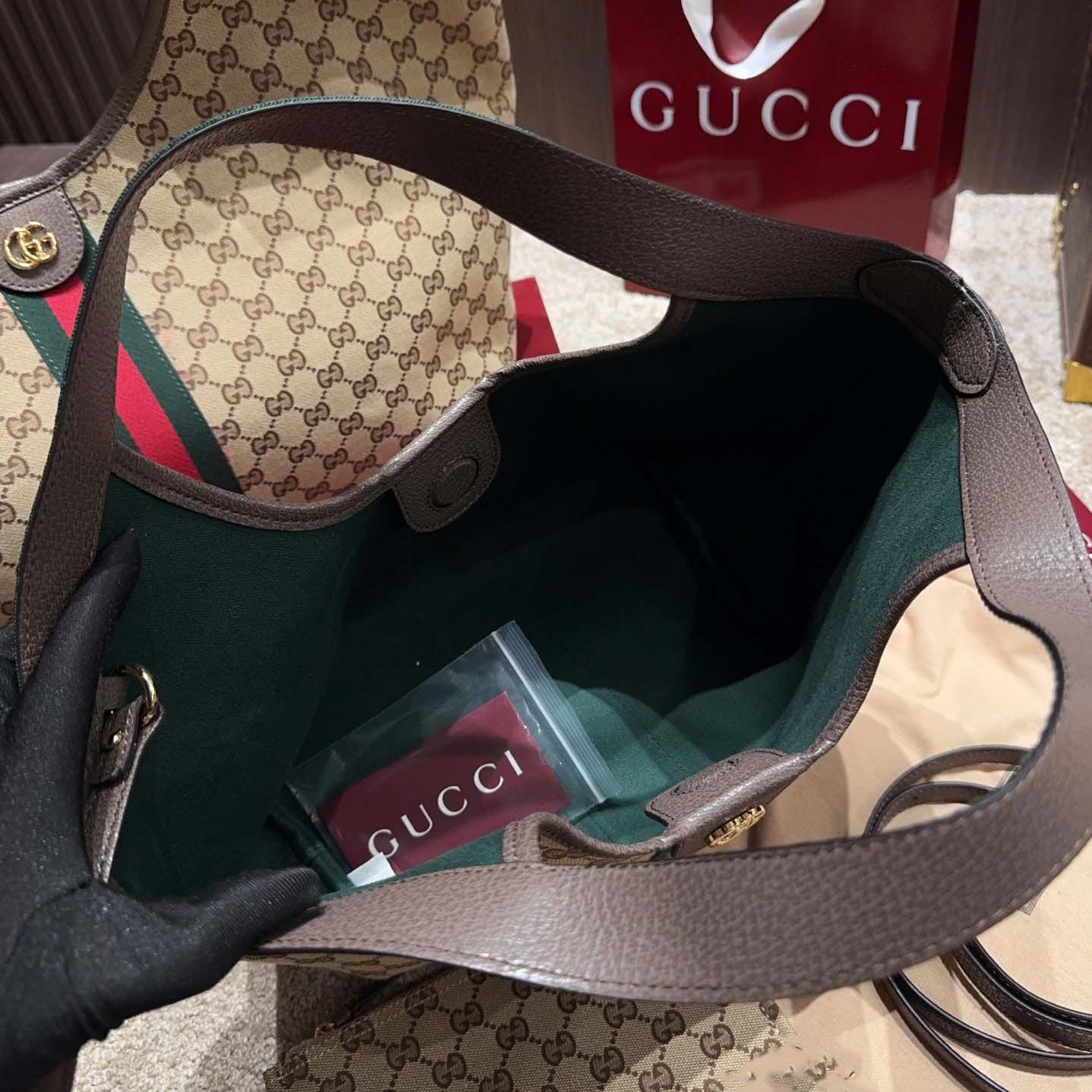 GUCCI GIGLIO TOTE BAG