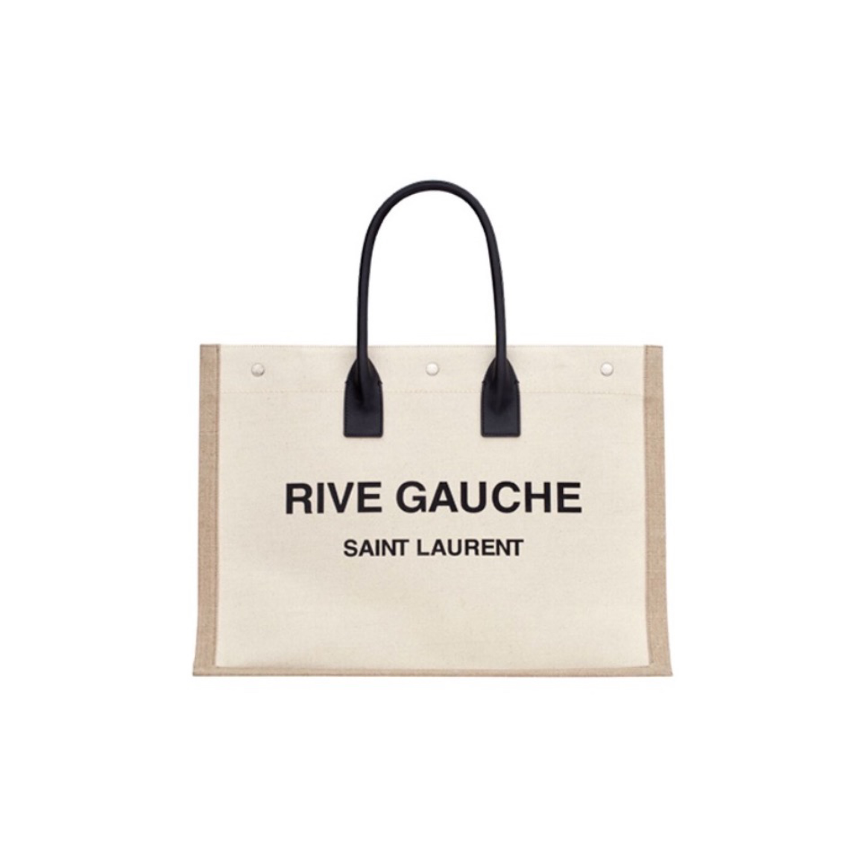 Saint Laurent YSL  Rive Gauche canvas tote bag