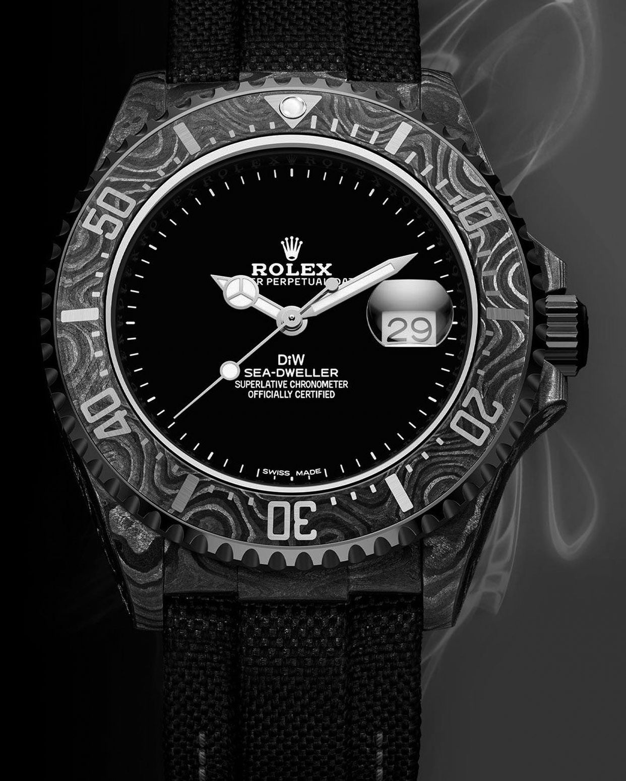 NTPT Carbon DiW Rolex Sea Dweller GHOST【1:1 Replica】