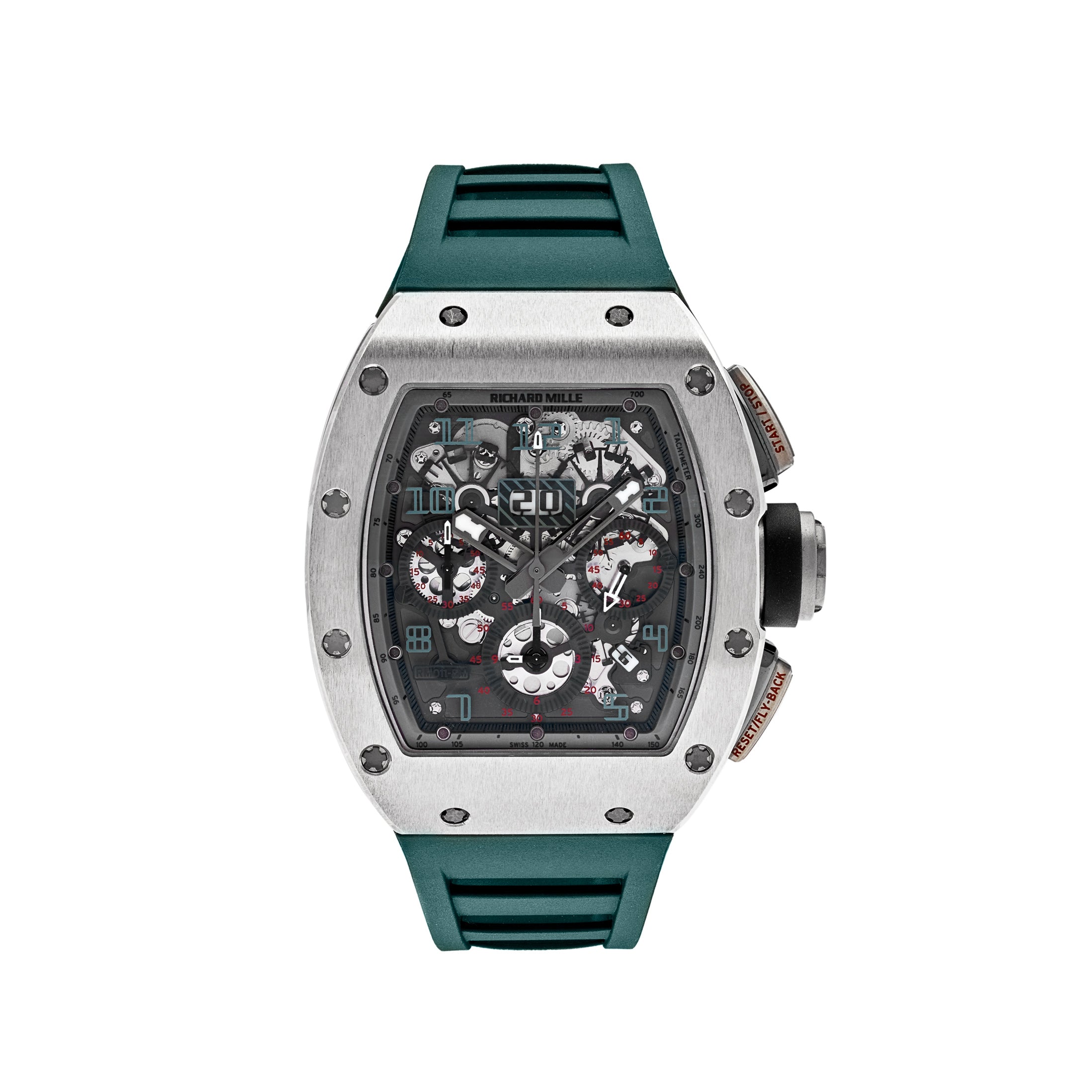 Richard Mille White Gold & Titanium Polo de Deauville RM011-FM【1:1 Replica】