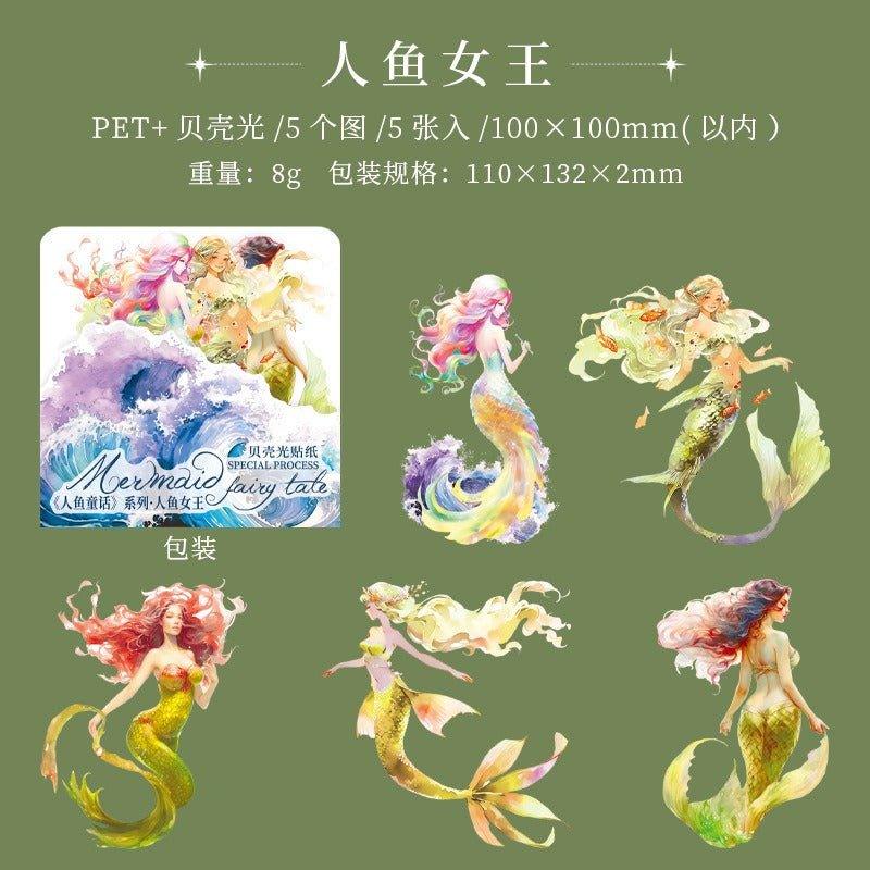 1099 Stickers Mermaid Fairy Tale Series