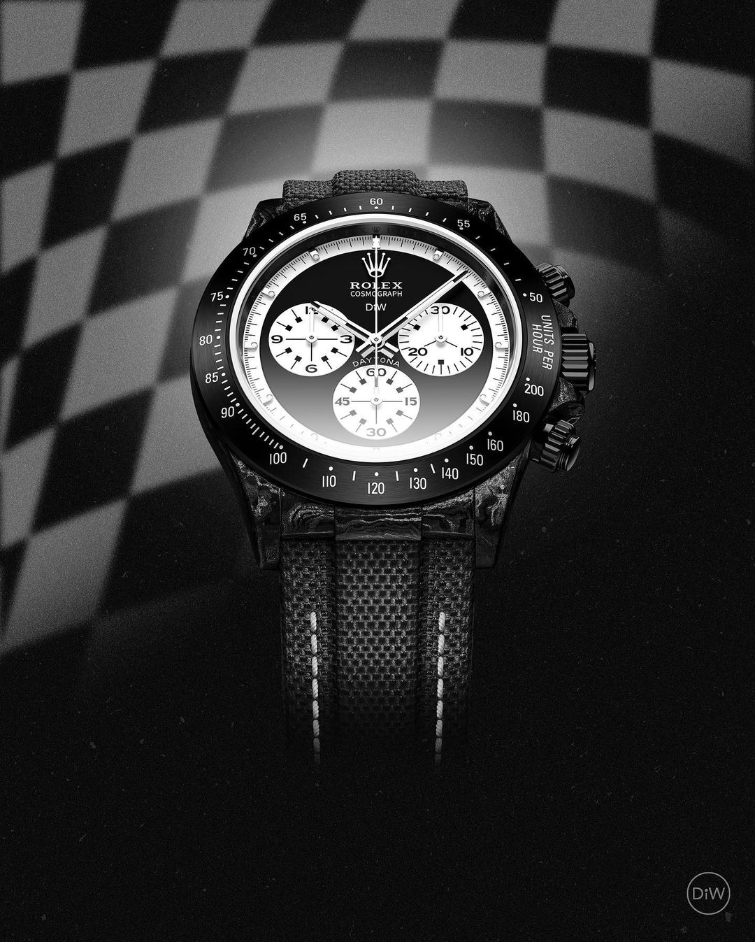 NTPT Carbon Rolex DiW Daytona “PAUL NEWMAN BLACK DLC