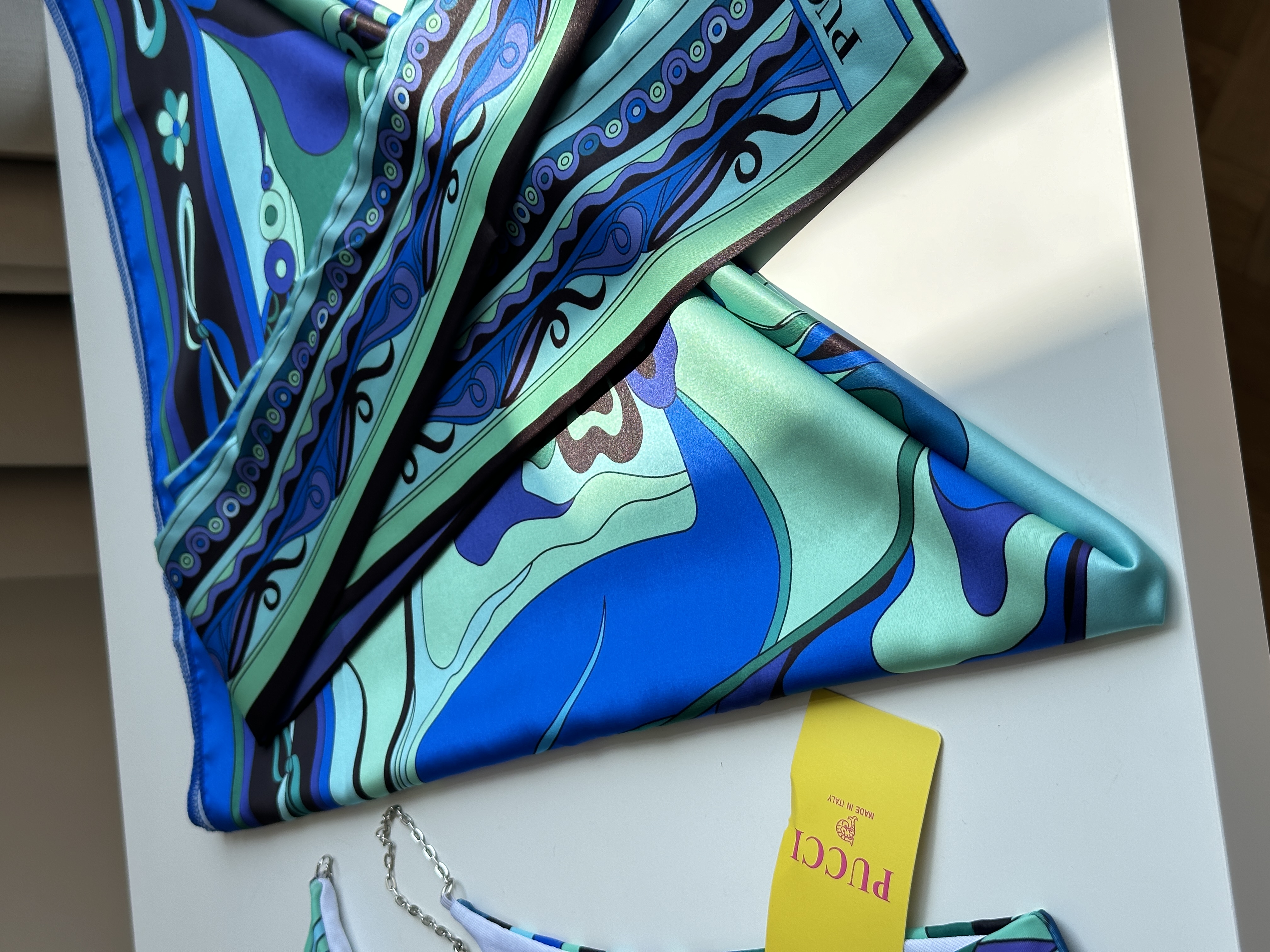 Emilio Pucci Iride Printed Three-Piece Bikini