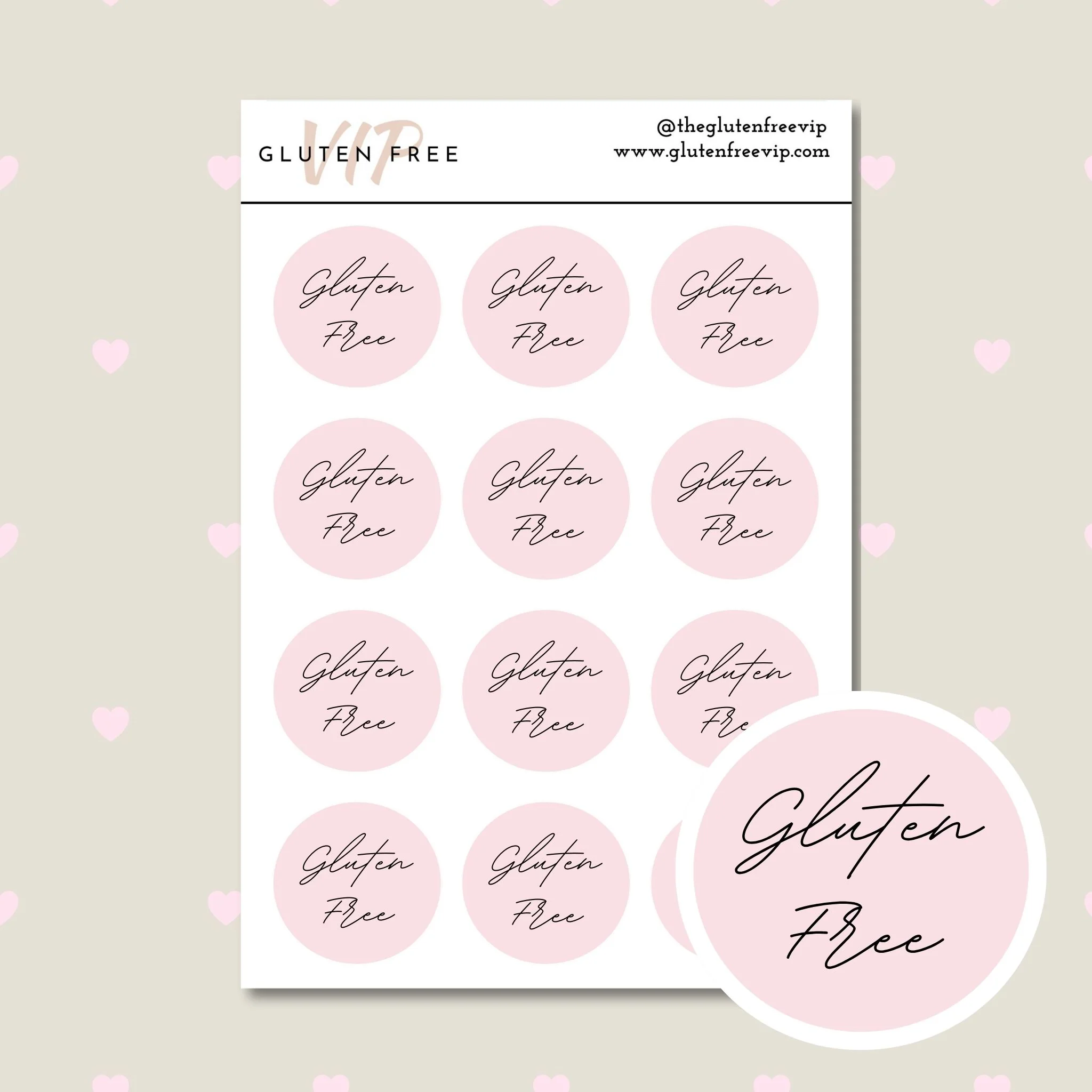 Special Day Gluten Free Labels