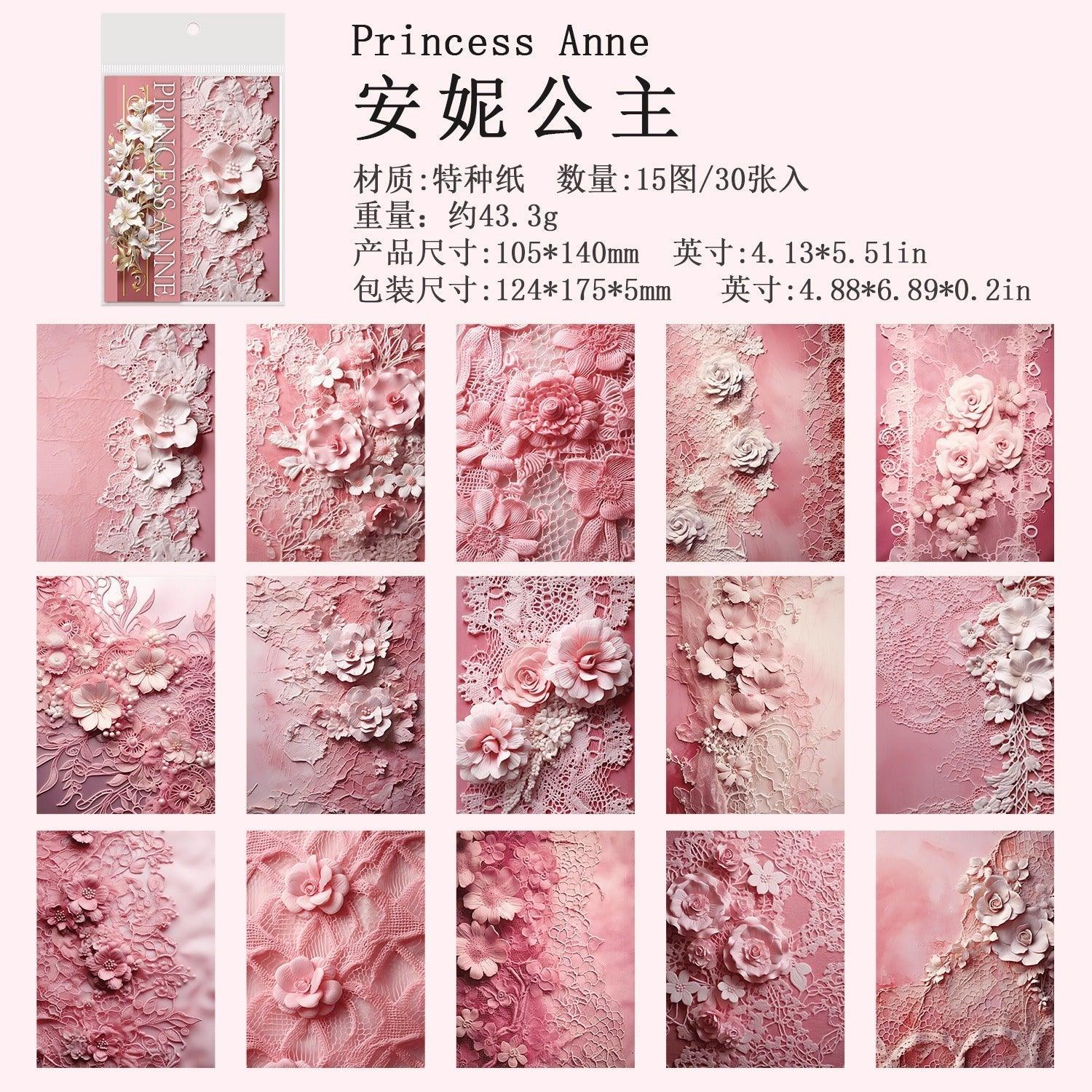 2173 Princess of Versailles series handbook material paper