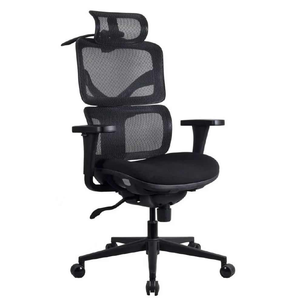 Chaise ergonomique de bureau - TERRANA en mousse et maille
