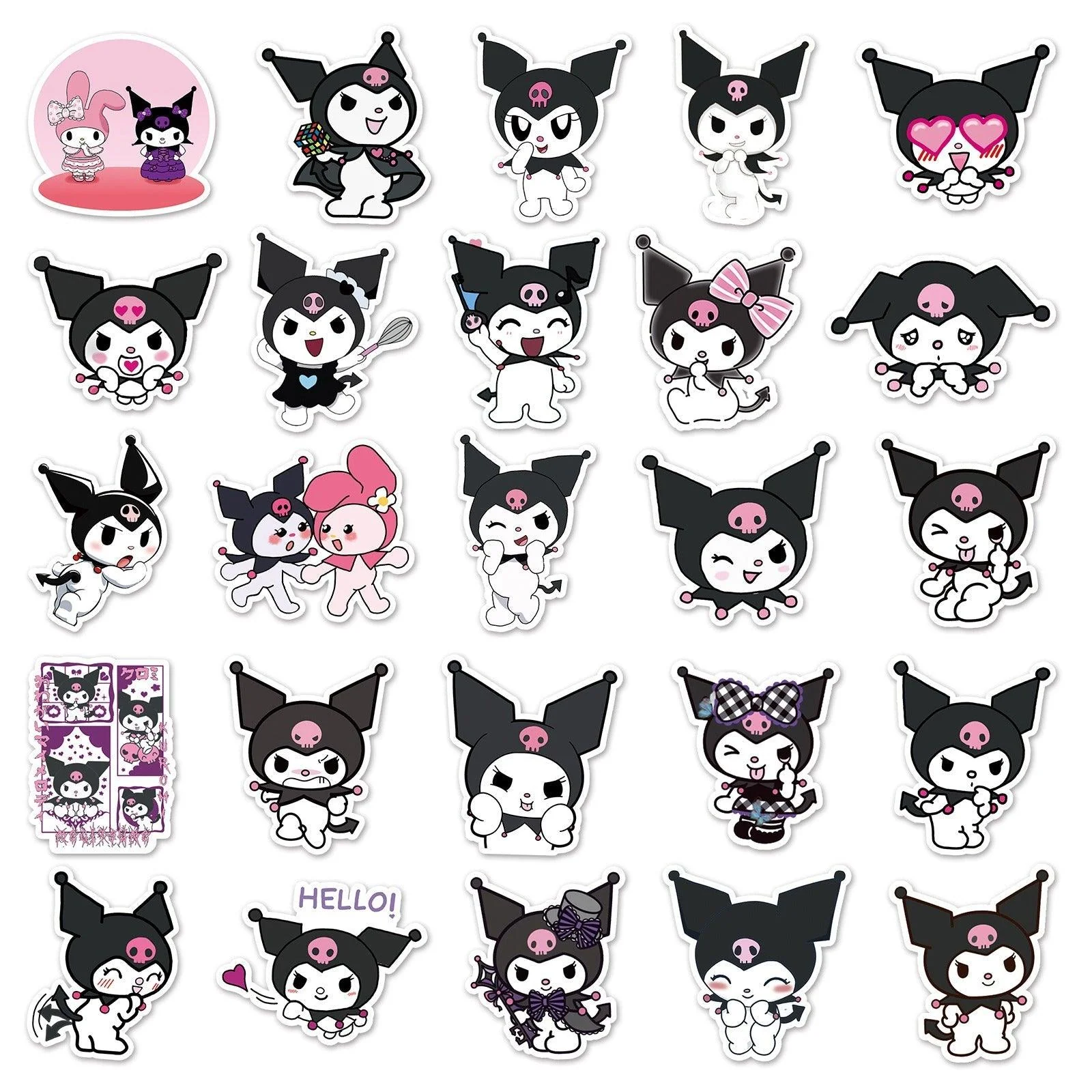 1049 （50 Kurome Animated Sanrio Stickers）
