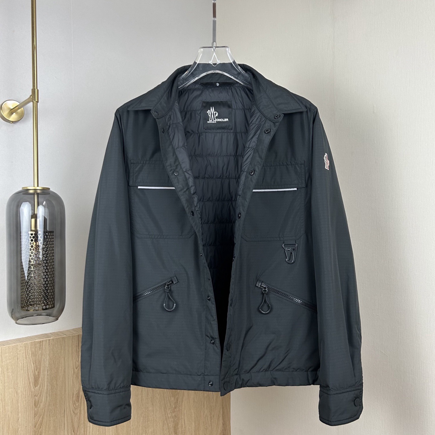 Moncler 2025 Lightweight Down Jacket Zipped with Pockets