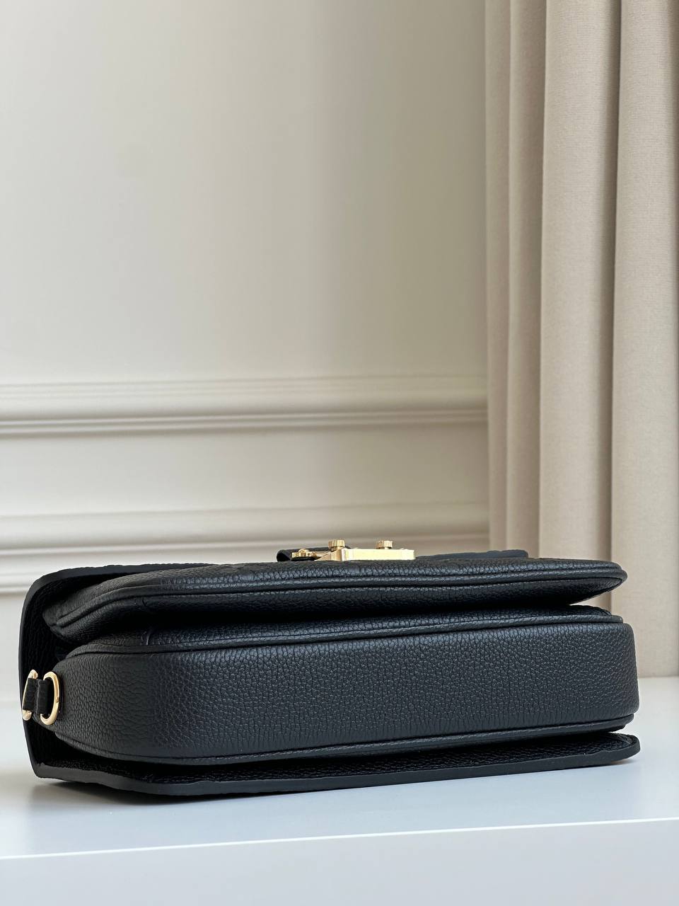 Louis Vuitton Black Monogram Embossed Leather Pochette Métis Crossbody Bag