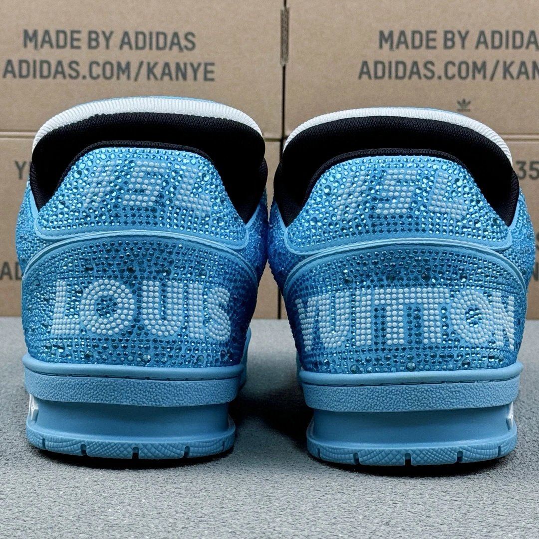 LV Diamond Trainer Sneaker Blue