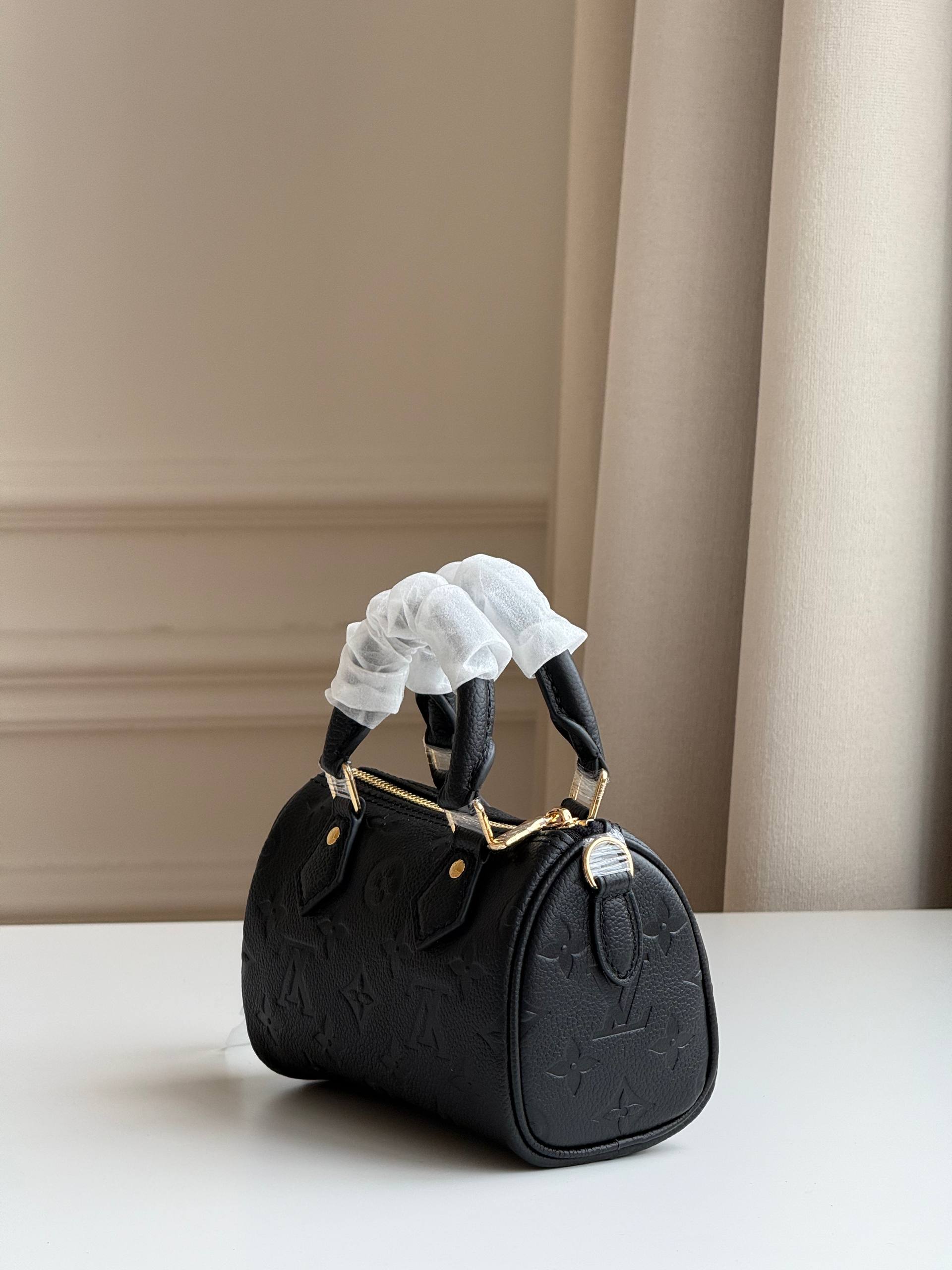 Louis Vuitton Nano Speedy Monogram Empreinte Mini Bag