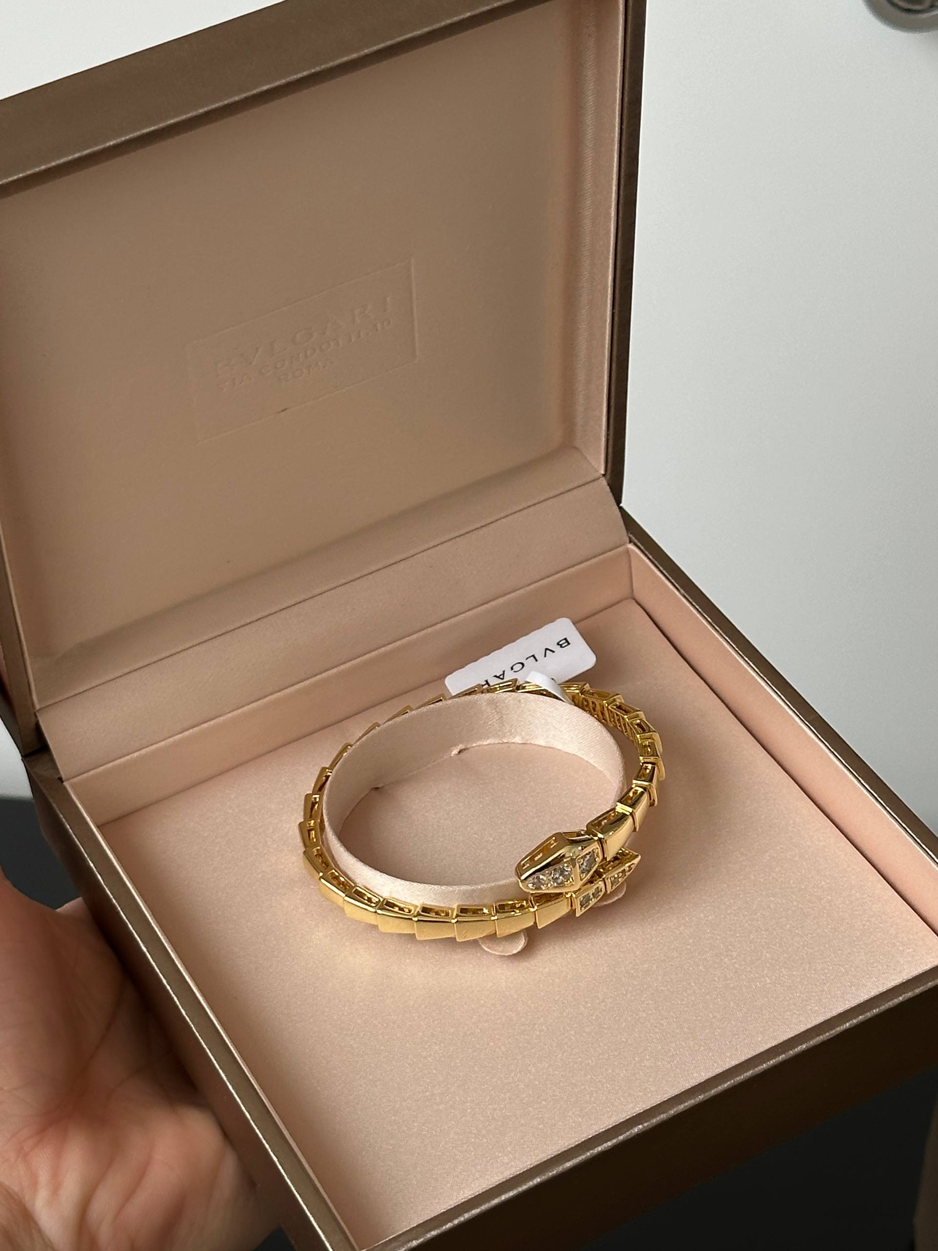 Bvlgari  Spirit Snake Series Gold Bracelet