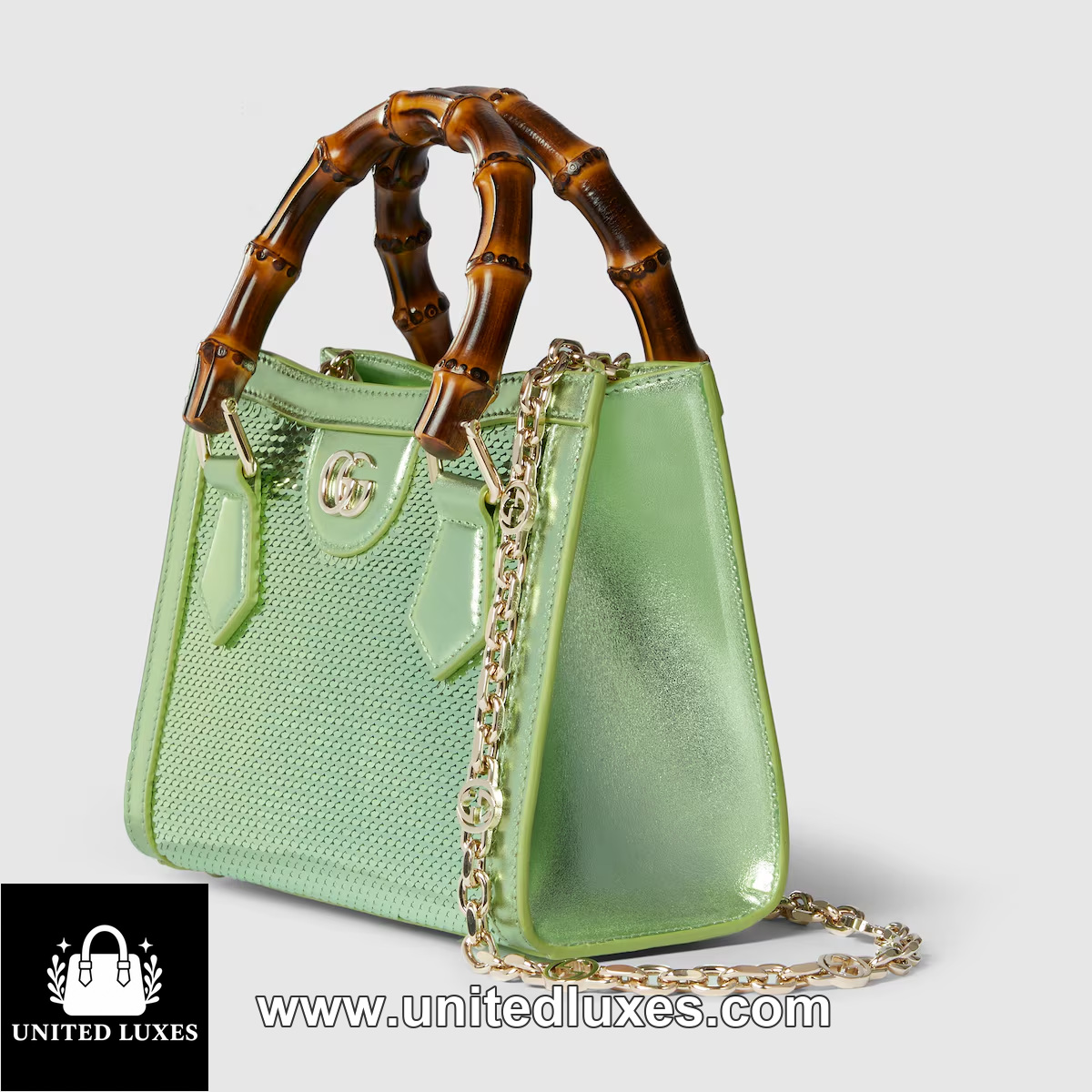 Replica Gucci Diana embroidered small tote bag