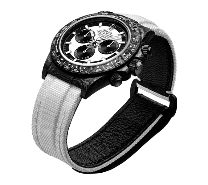 ROLEX Diw Daytona carbon cream 40mm oyster black【1:1 Replica】