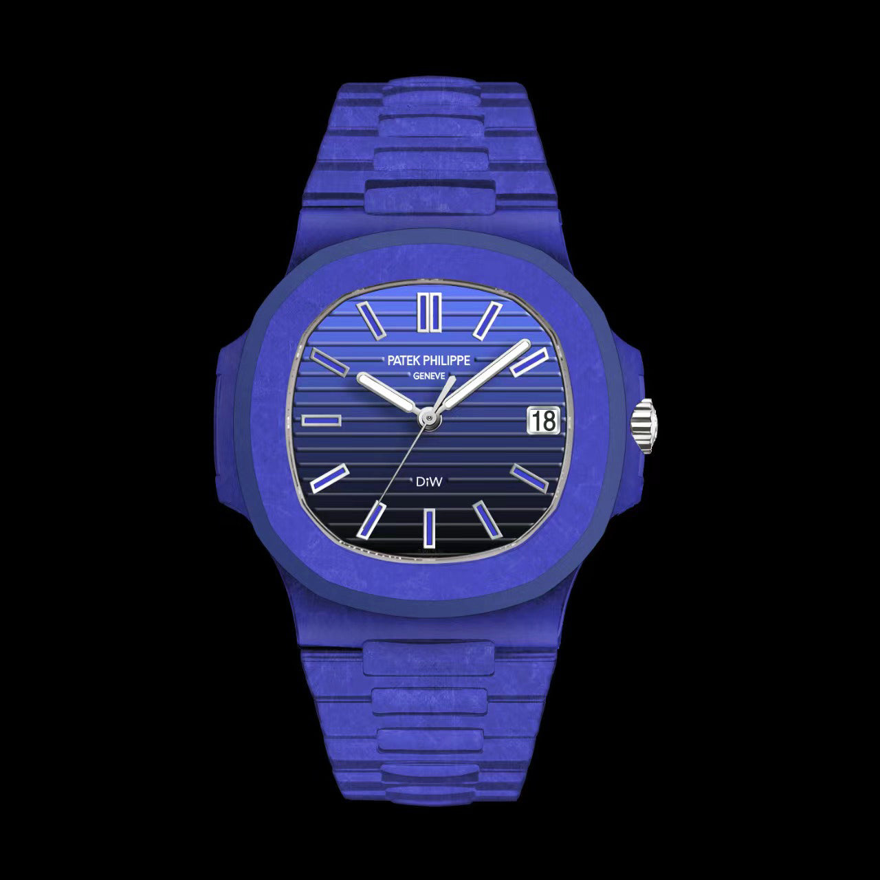 Patek Philippe DiW Blue Quartz Fiber Nautilus 5711/1A【1:1 Replica】