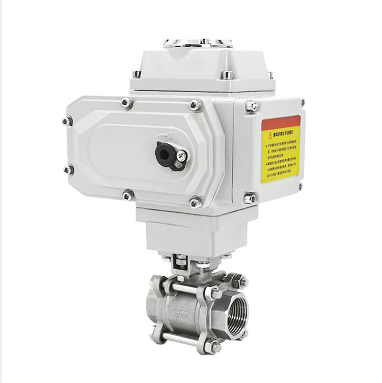 DN8-DN80 2-Way High Platform Motorized Ball Valve 304 Stainless Steel 220V 24V On-off type Electric Ball Valves Q911F-16P