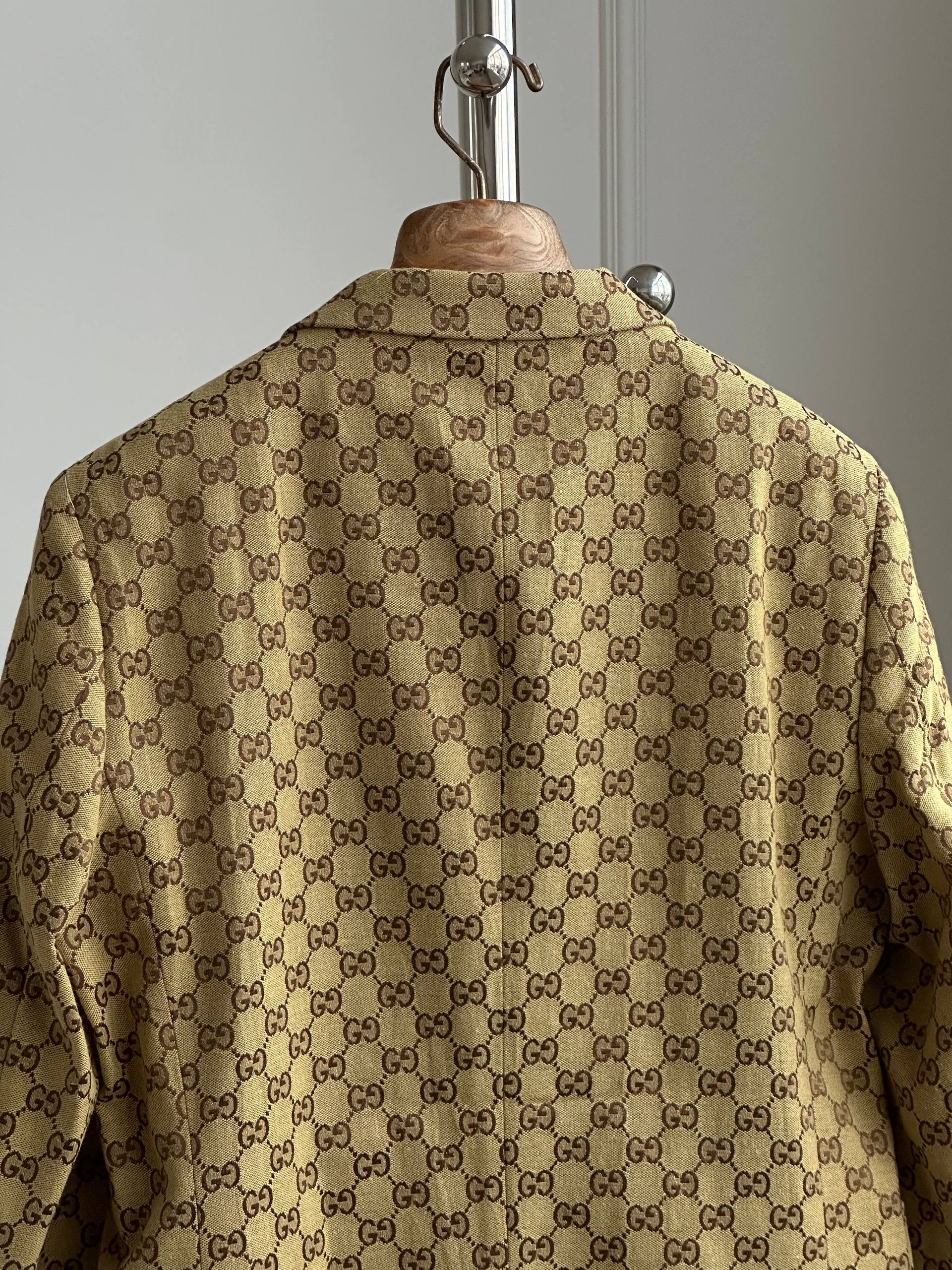 Classic GG Jacquard Casual Blazer of Gucci