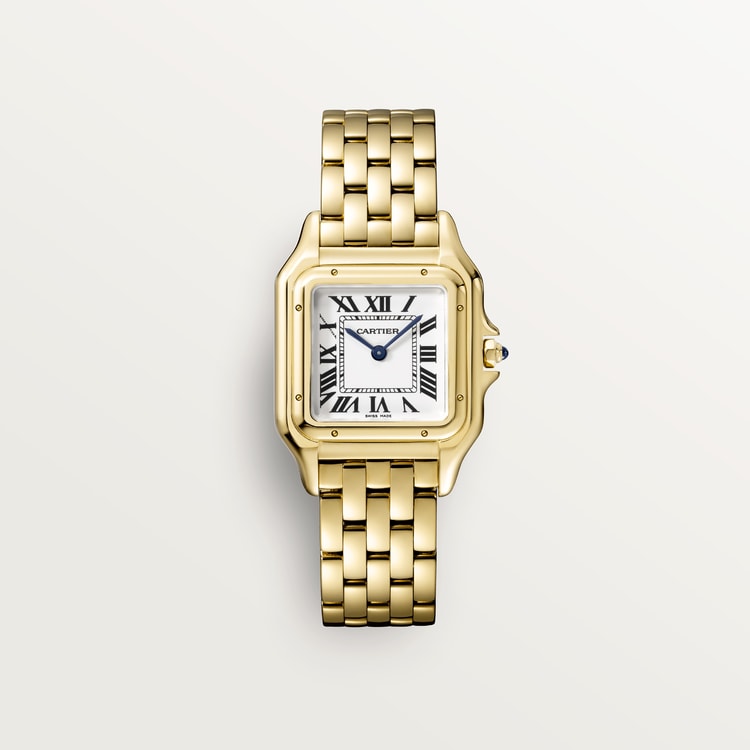 PANTHÈRE DE CARTIER WATCH Small model, quartz movement, yellow gold【1:1 Replica】