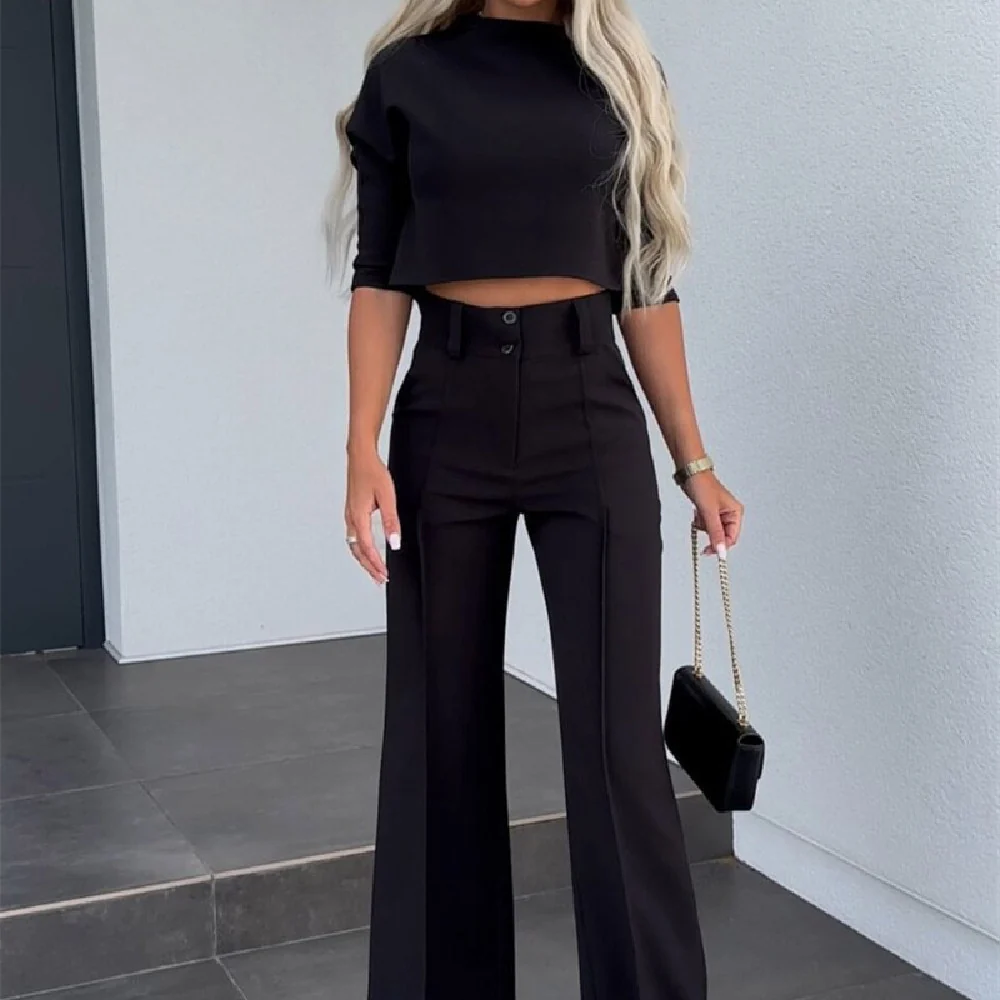 Pantalon Large Palazzo 