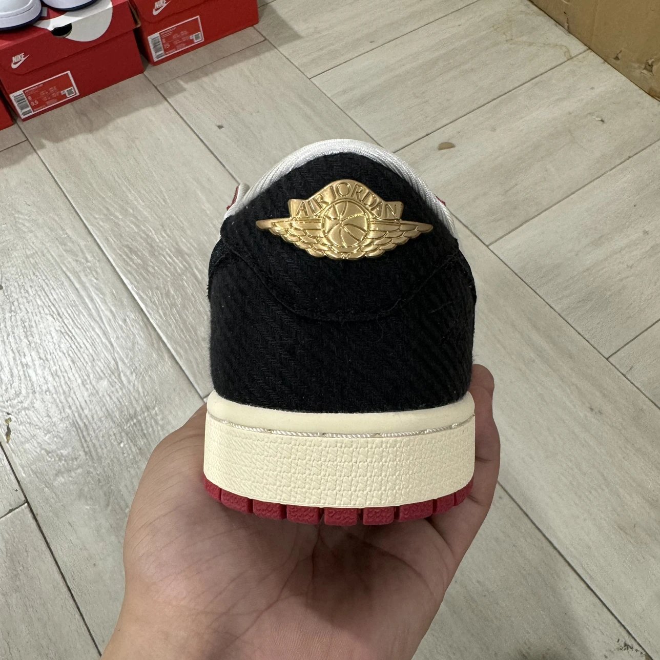 Air Jordan 1 Retro Low Trophy Room Rookie Card Away