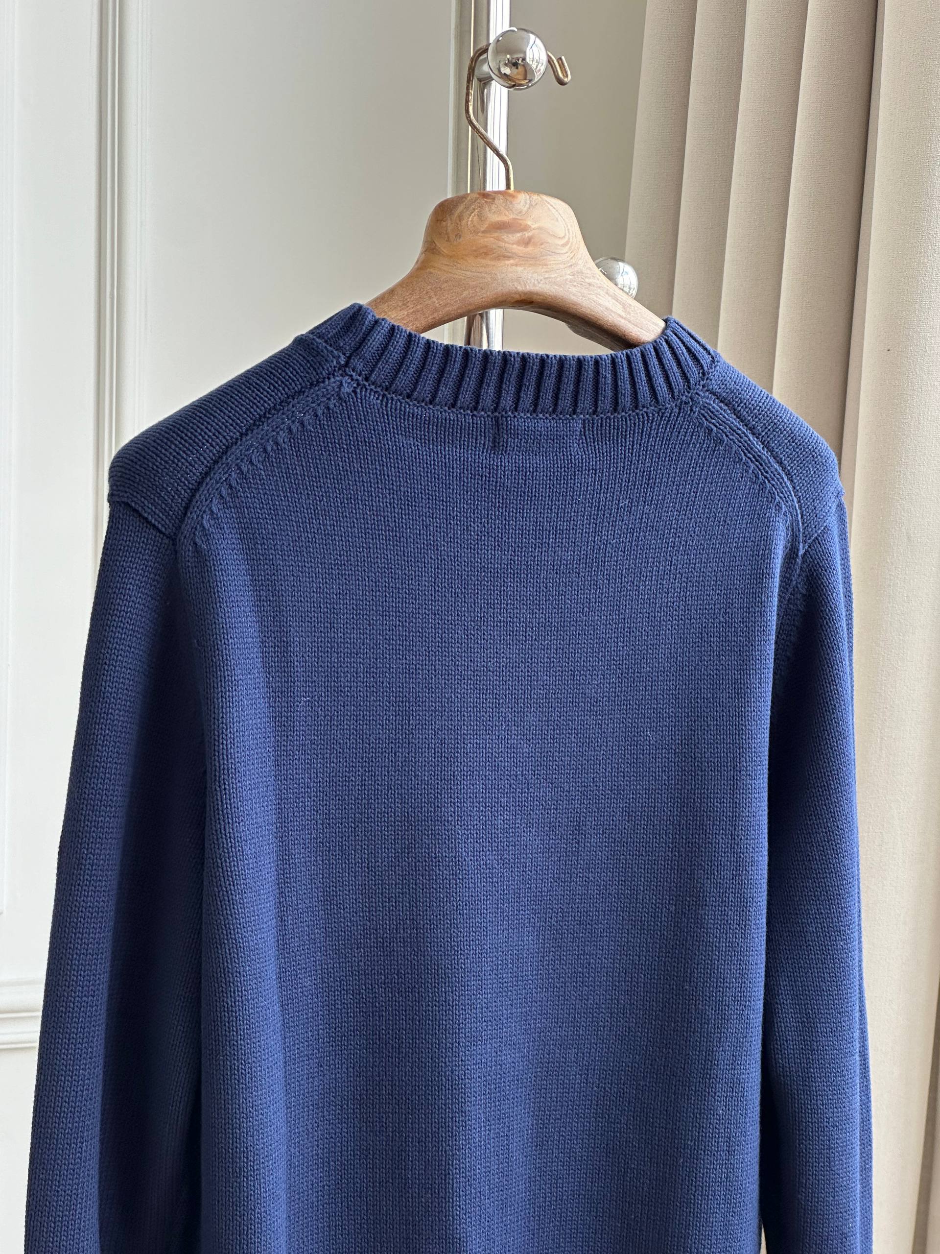 Ralph Lauren Navy Polo Bear Sweater