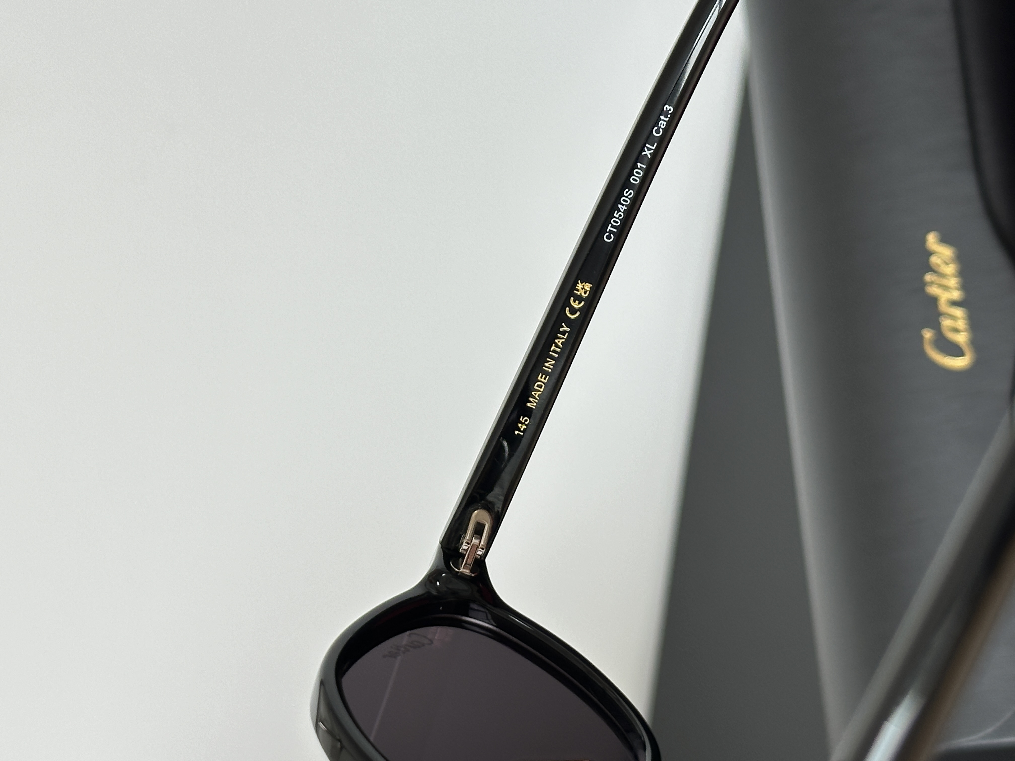 Cartier Oval-Frame Acetate Sunglasses