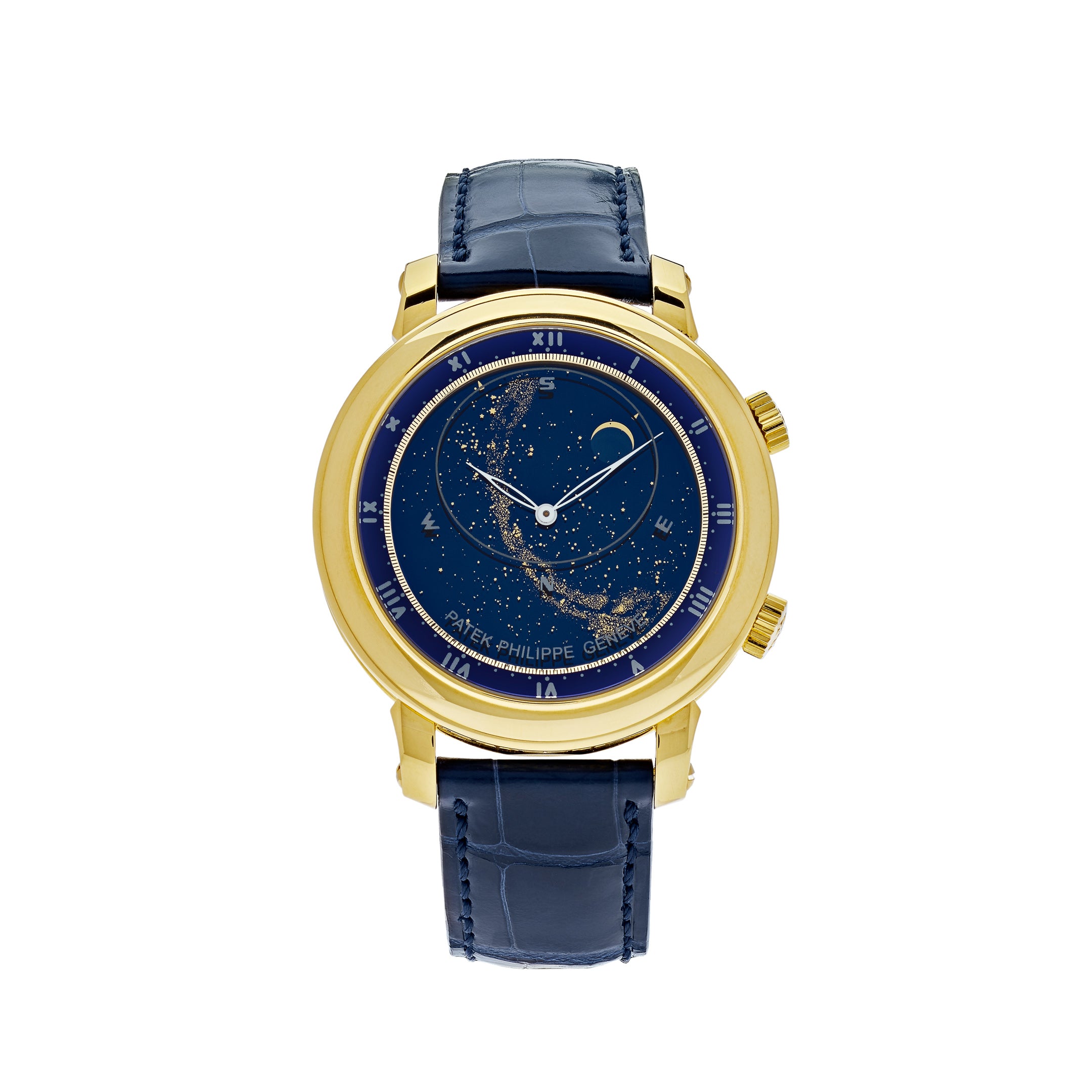 Patek Philippe Celestial Grand Complications Sky Chart Yellow Gold Blue Dial 5102J-001【1:1 Replica】