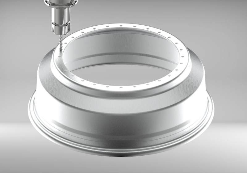 Custom 17-19 Inch Triple Step Inner Barrel Straight Flange