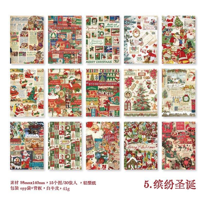 2158 Stock Paper Christmas Album Series