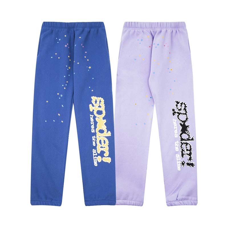 blue or purple pants