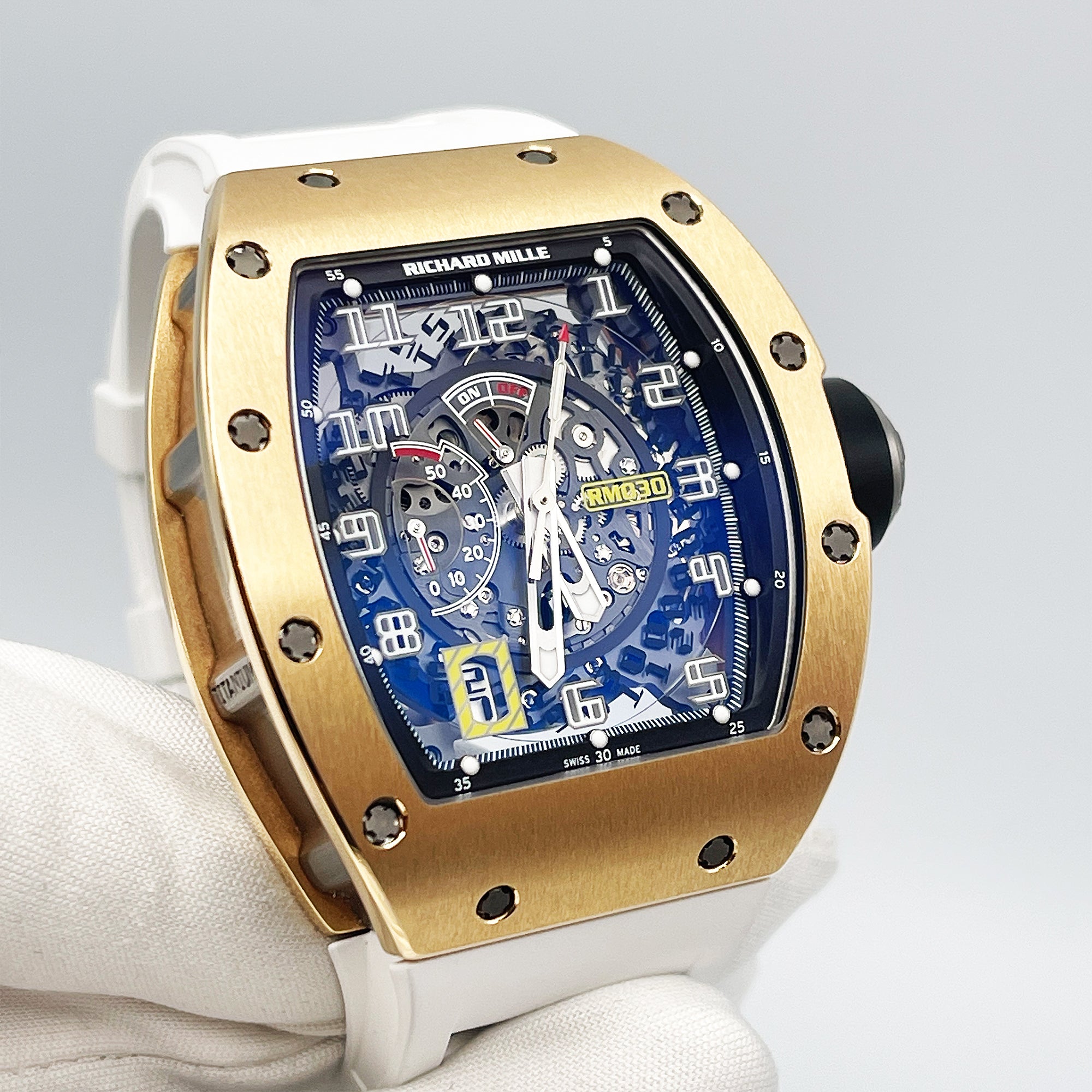 Richard Mille Rose Gold & Titanium RM030【1:1 Replica】