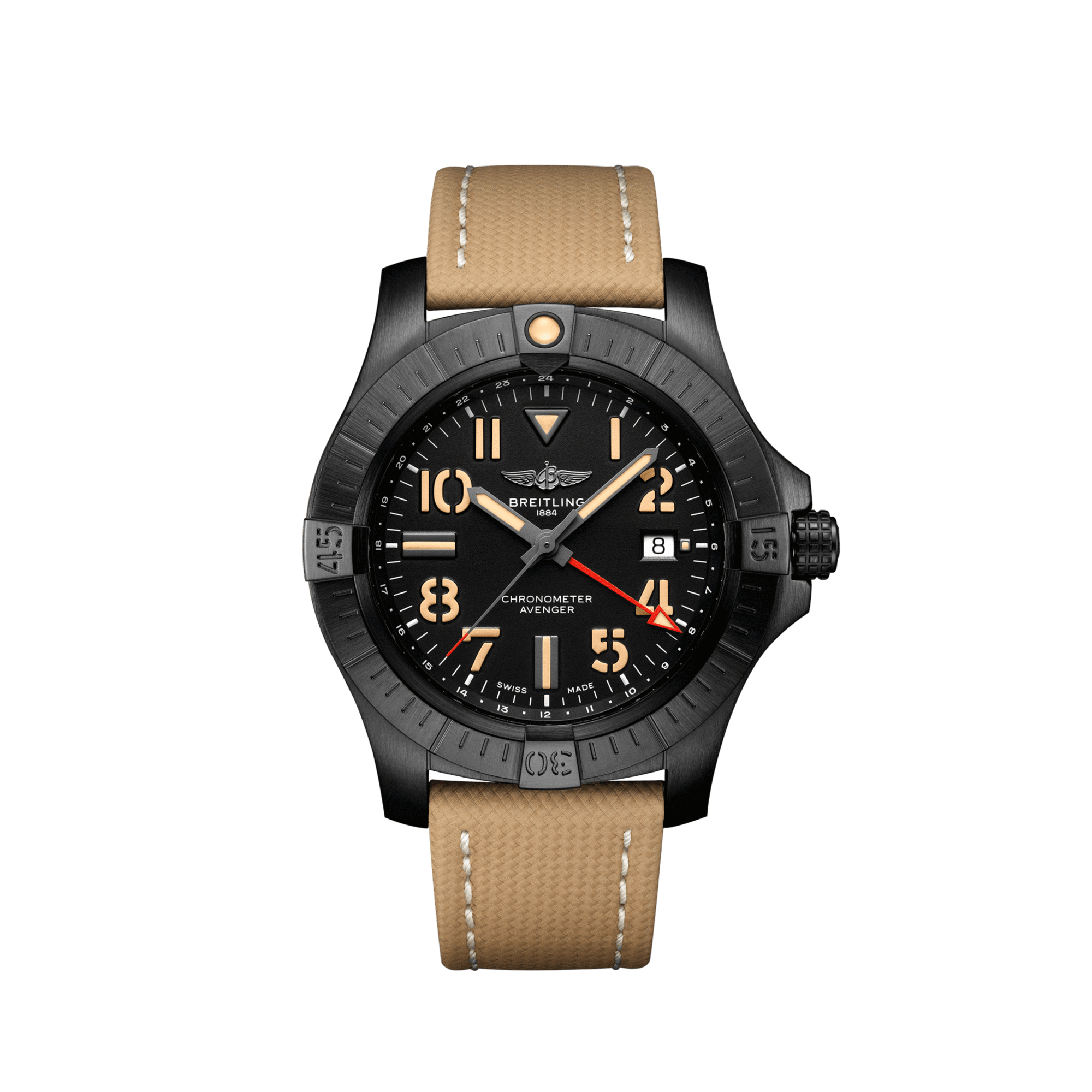 BREITLING AVENGER AUTOMATIC GMT 45 NIGHT MISSION V32395101B1X2【1:1 Replica】