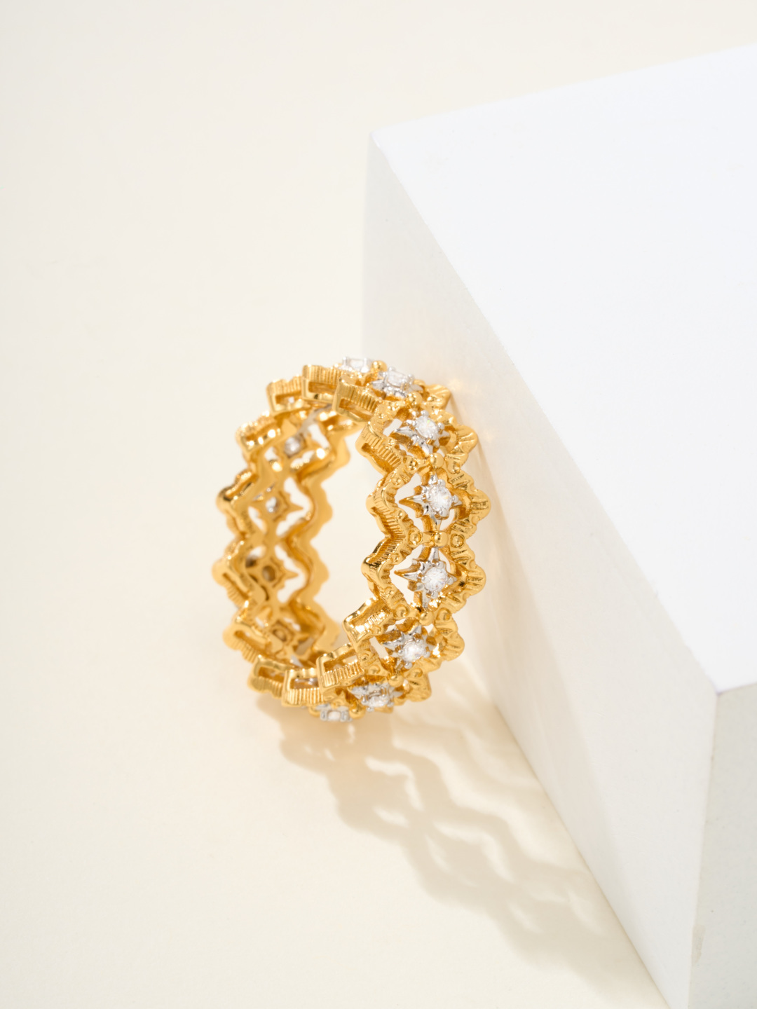 Buccellati Lace Diamond Ring