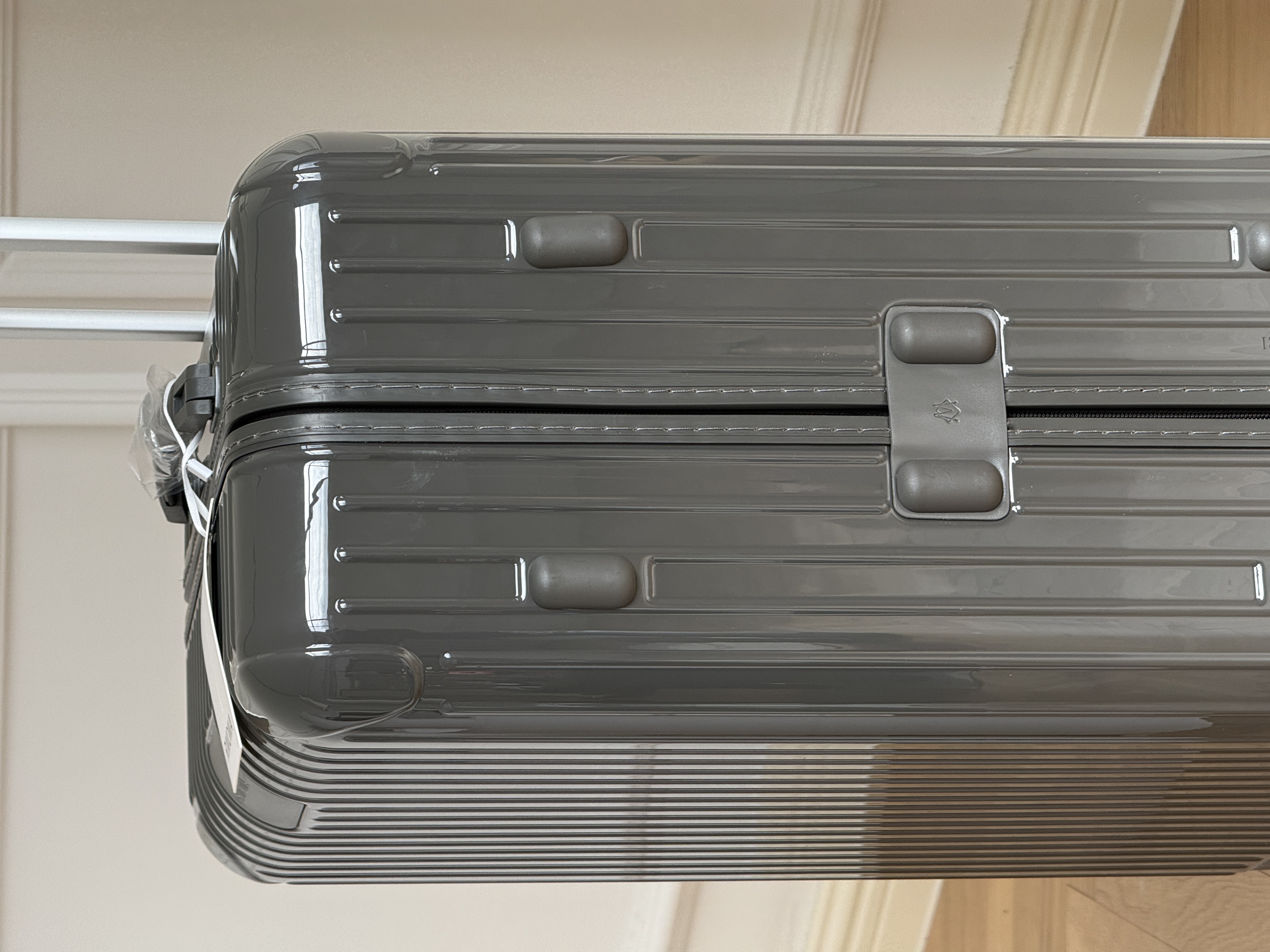 Rimowa Glossy Dark Gray Carry-on Rolling Luggage