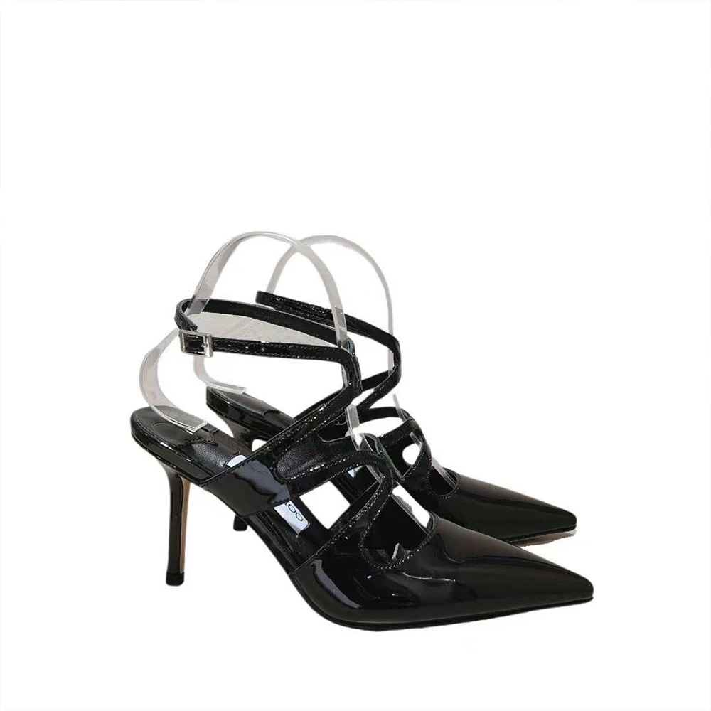 Jimmy Choo Patent Leather Azia  Heels