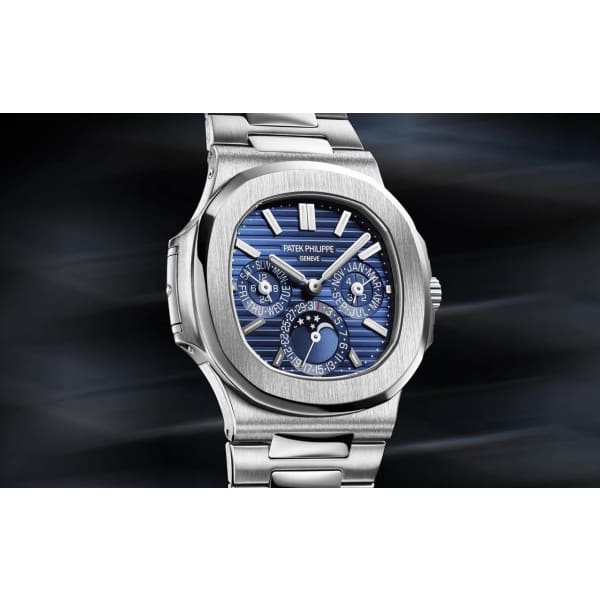 Patek Philippe Nautilus White Gold 5740-1G-001 with Blue Sunburst dial【1:1 Replica】