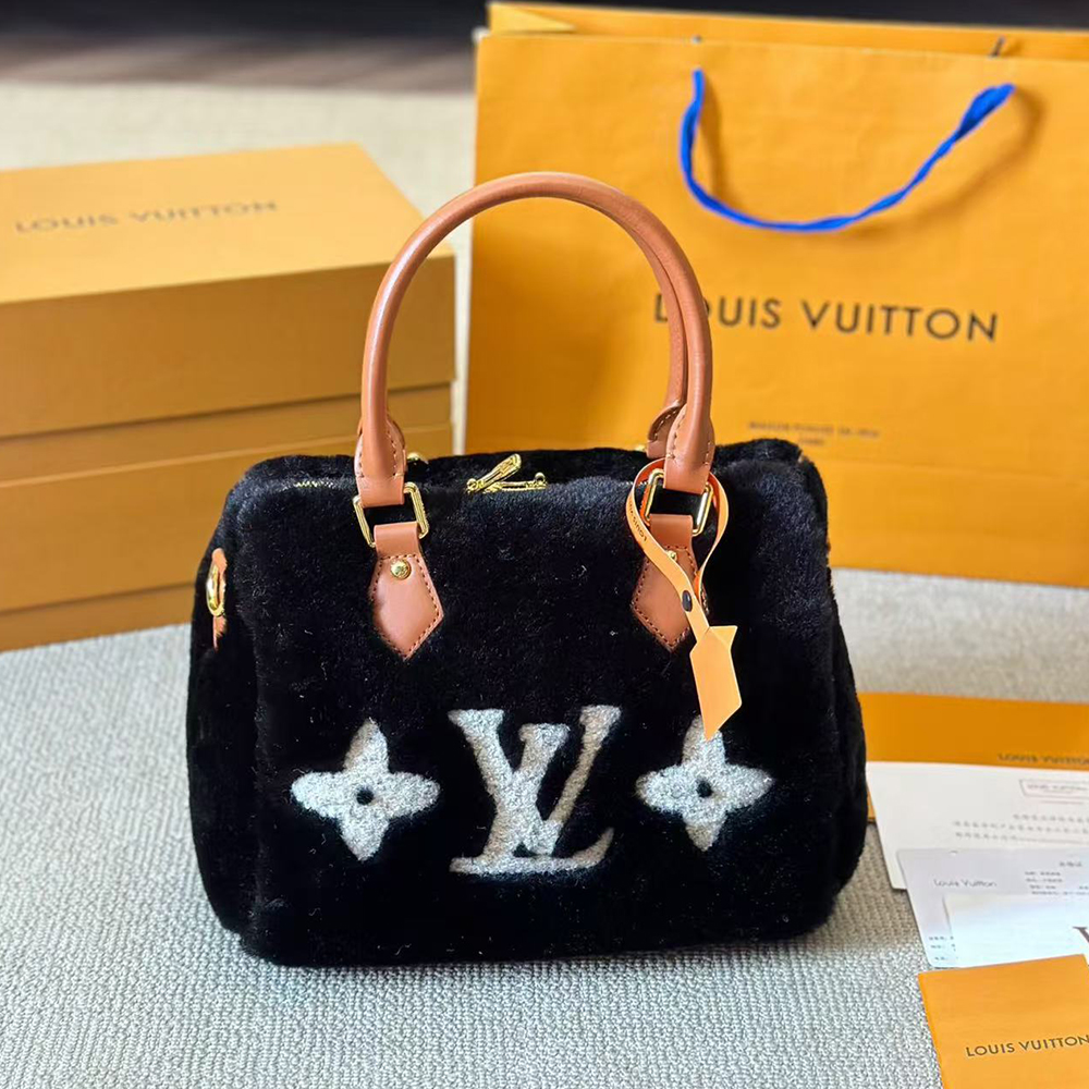 LV wool lamb bag