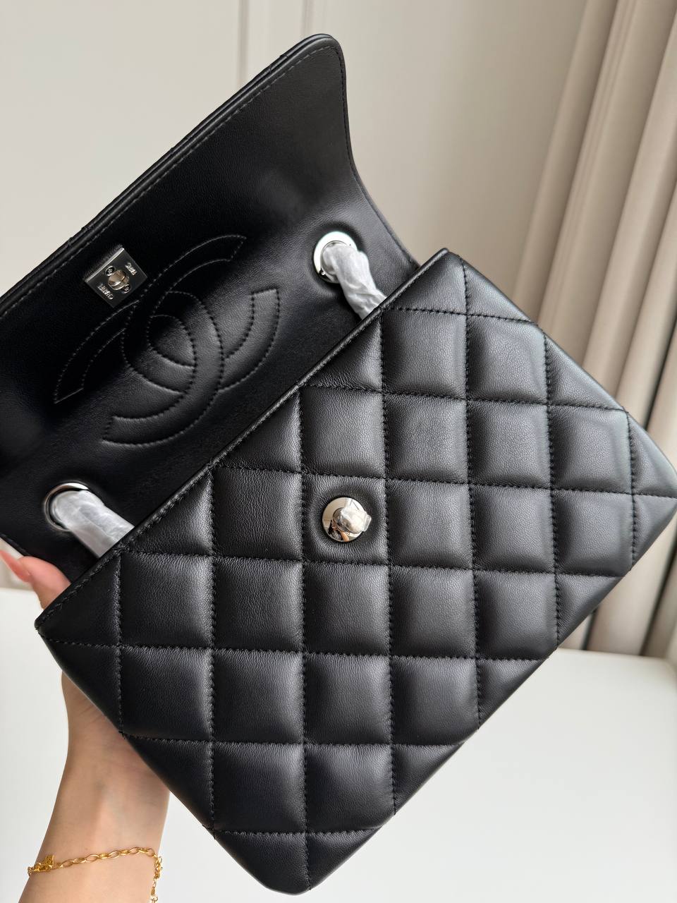 Chanel Trendy CC Small Quilted Top Handle Bag