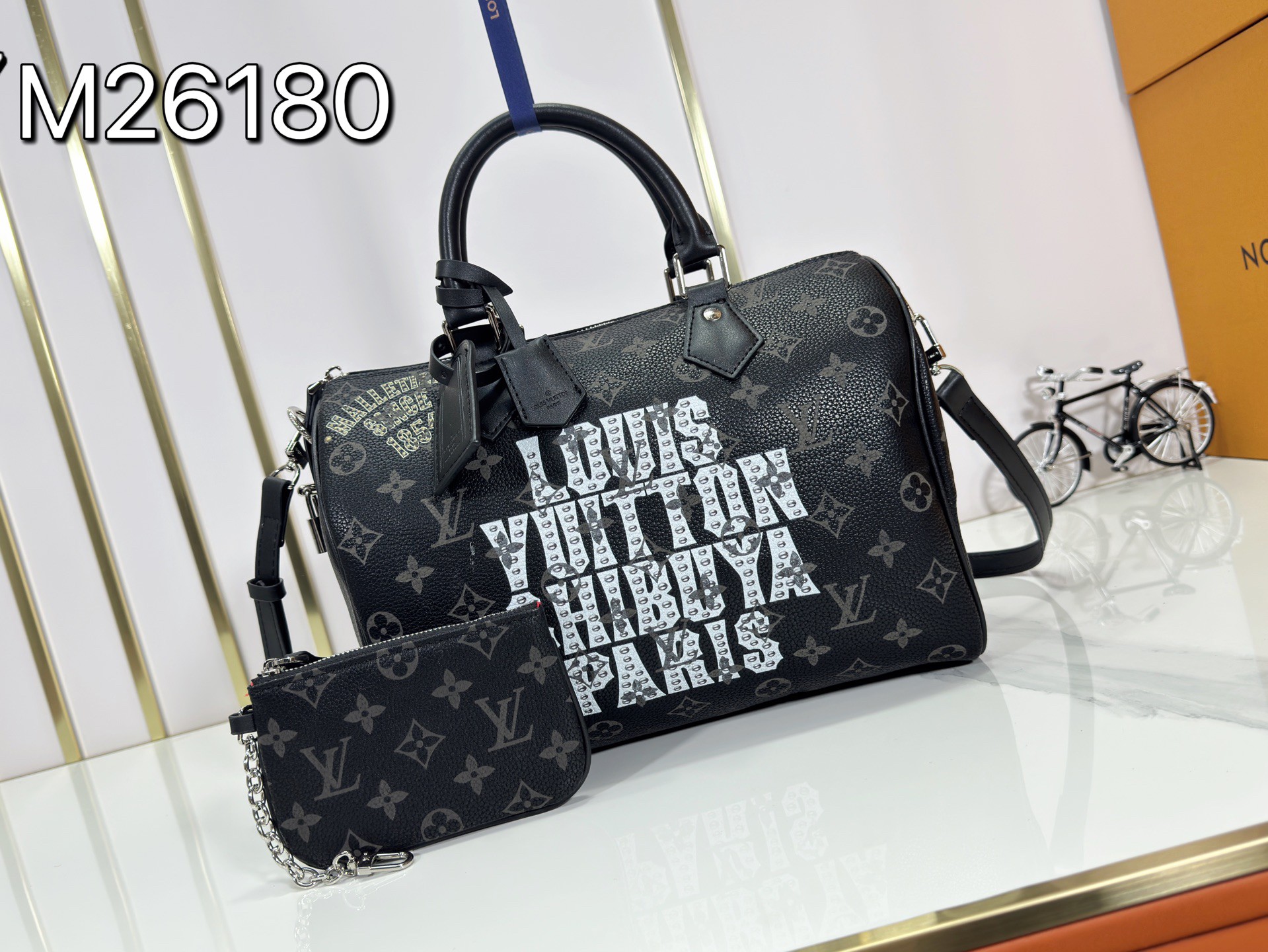 LV Speedy 30 Graffiti Pillow Bag