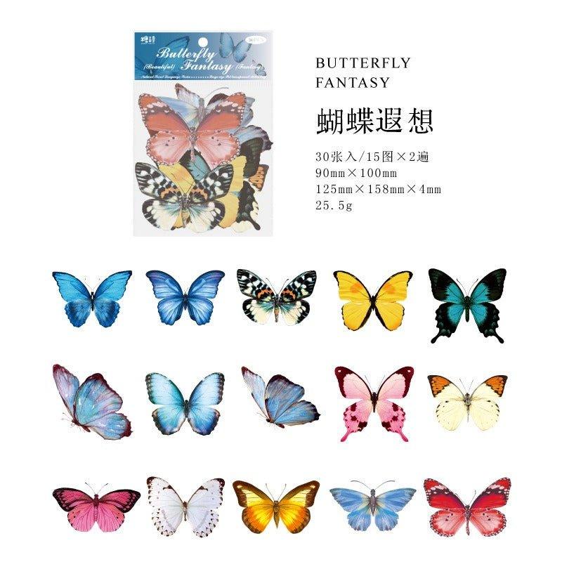 1142 Clear Sticker Pack Nature's Secret Collection